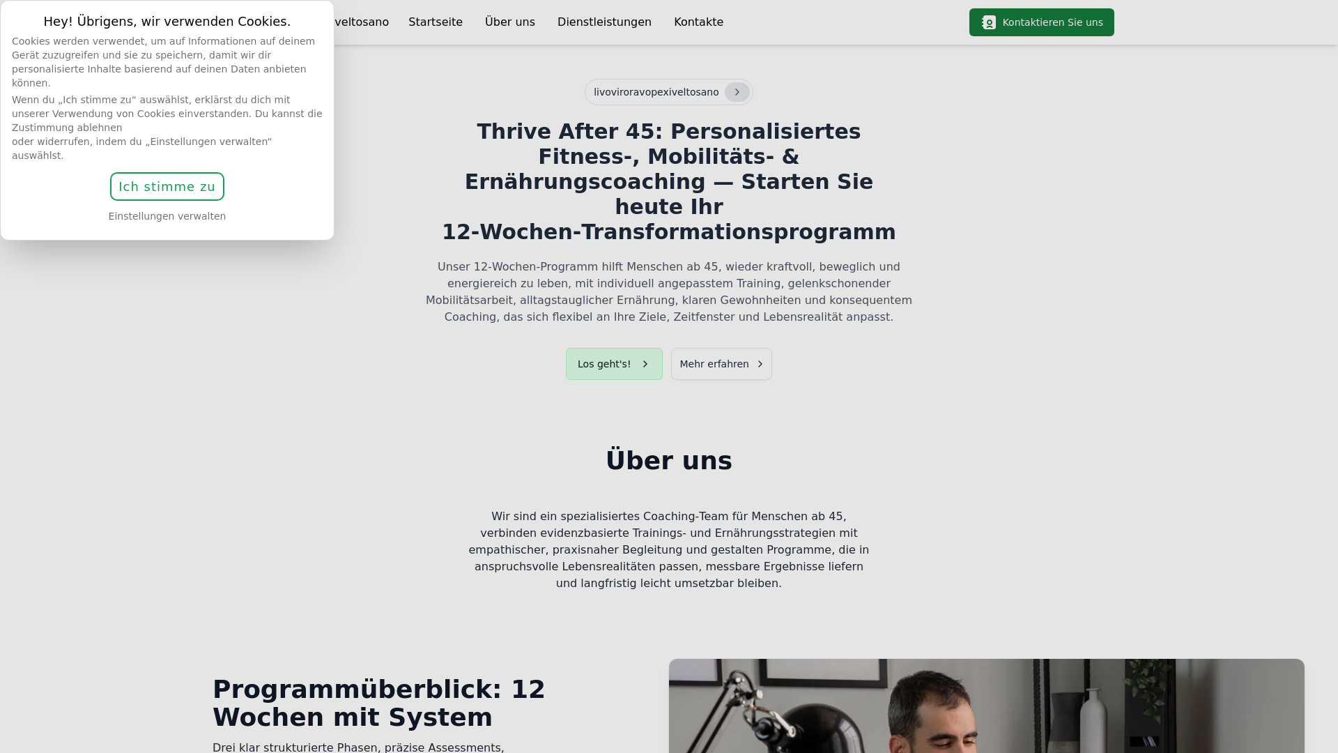 website screenshot of https://livoviroravopexiveltosano.click/