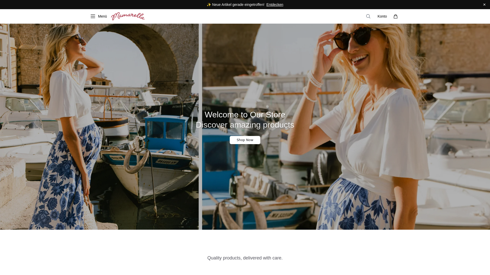 website screenshot of https://mamarellaedge.shop/
