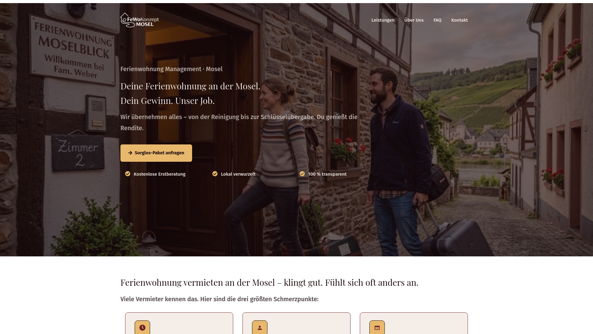 website screenshot of https://fewokonzept-mosel.de