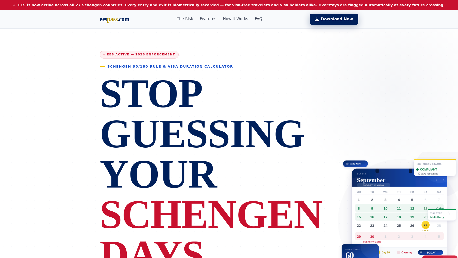 website screenshot of https://eespass-site.pages.dev/