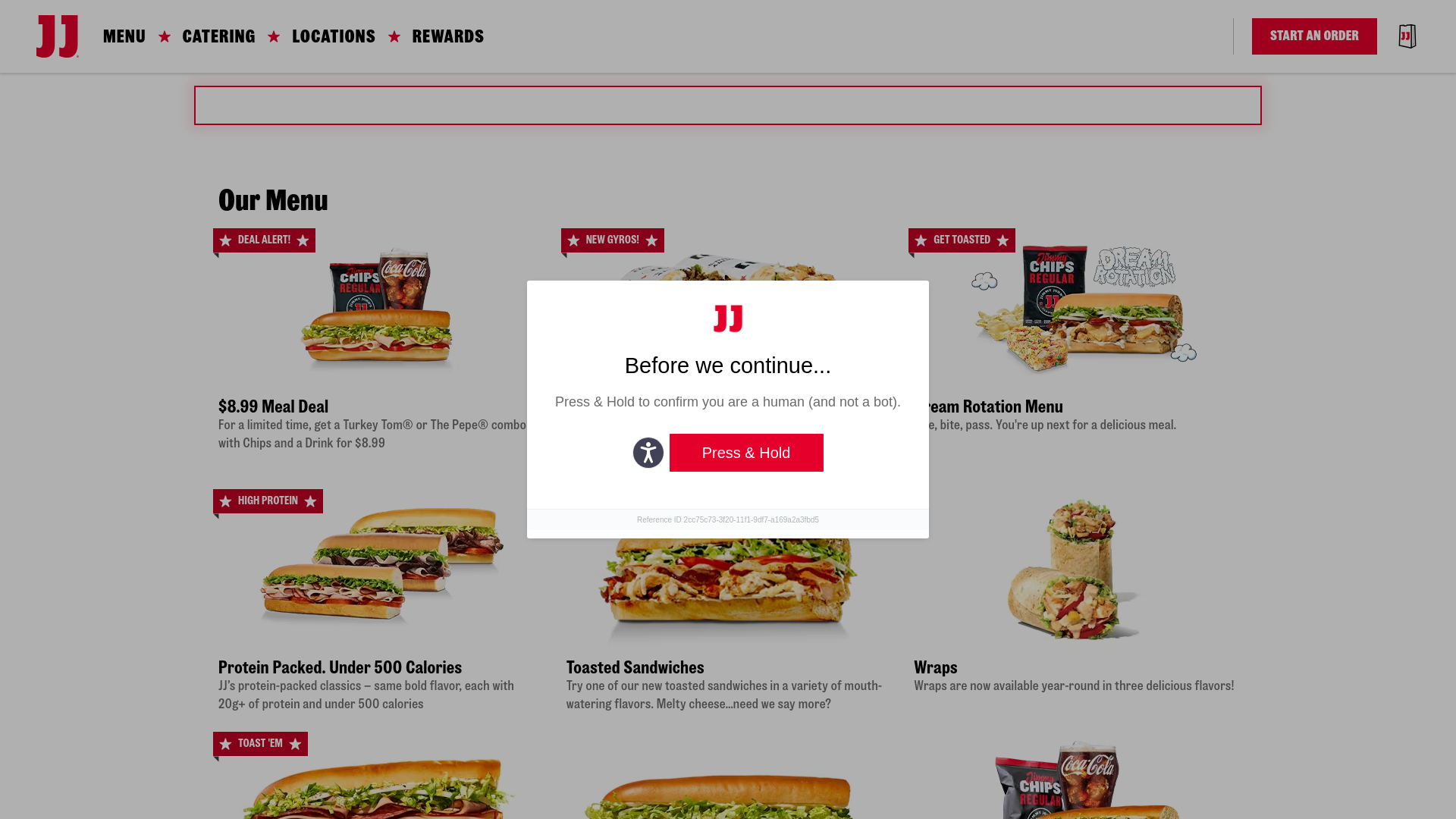website screenshot of https://jimmyjiohsandwich.com/