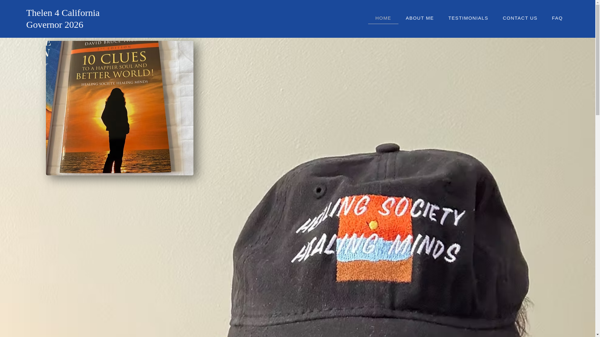 website screenshot of https://thelen-4-california-governor.com/