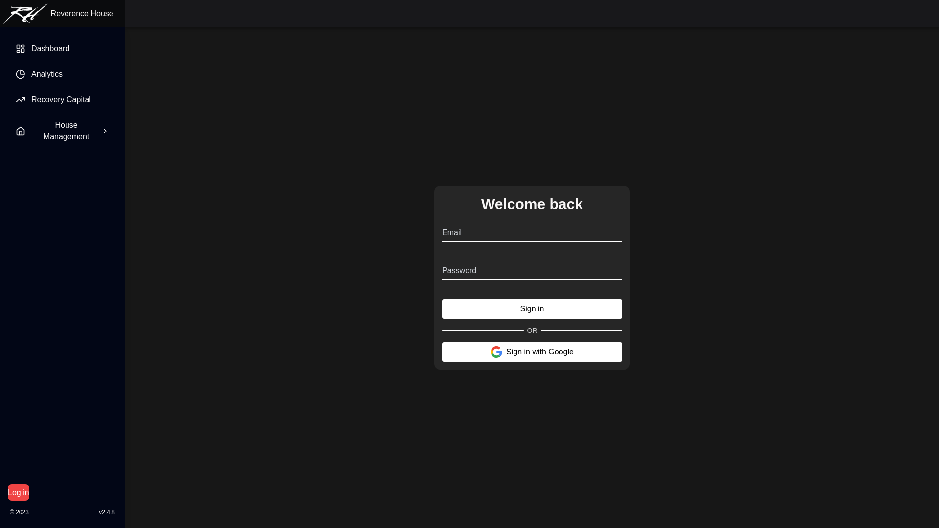 website screenshot of https://reverencehousecp.pages.dev/