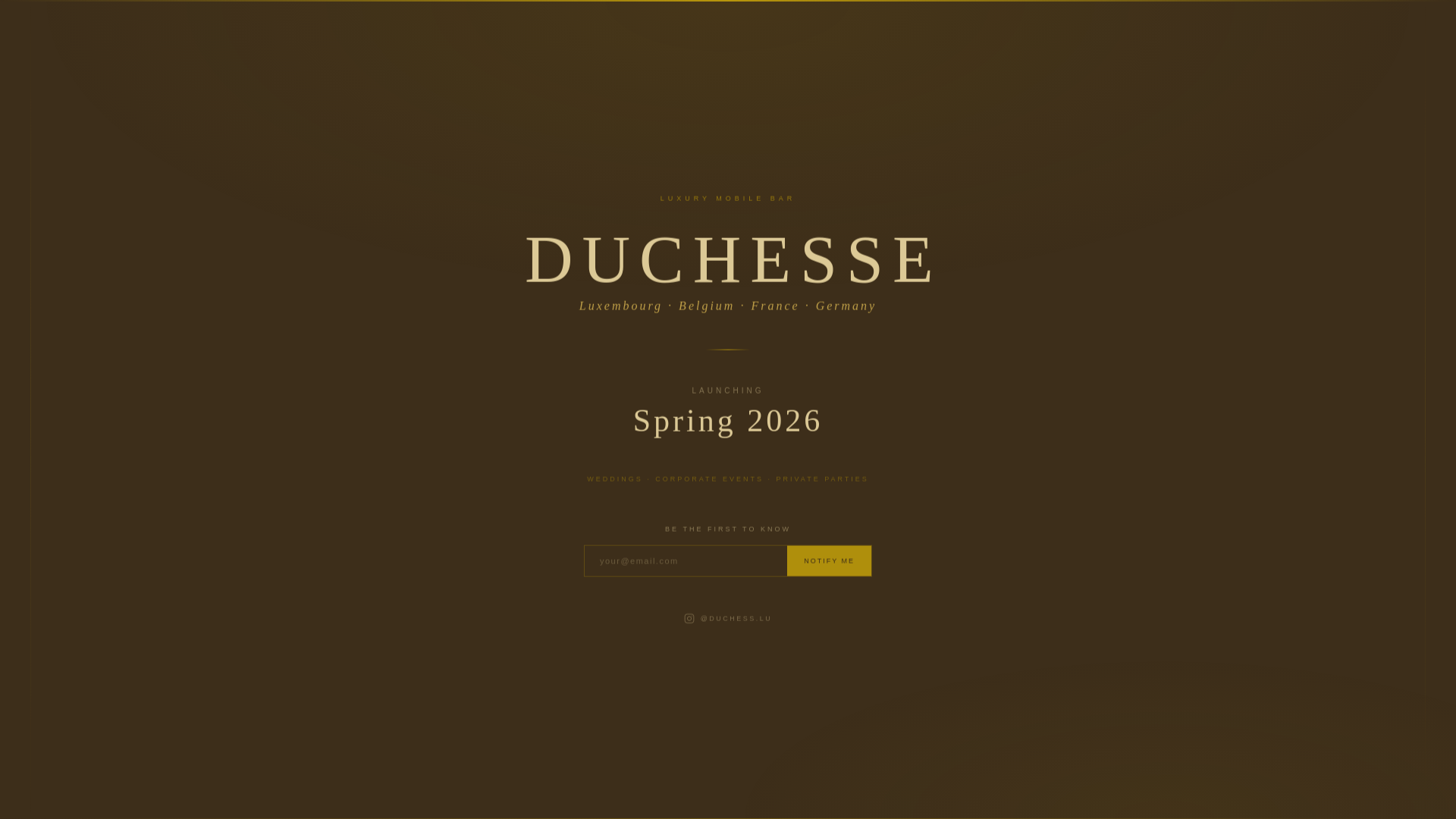 website screenshot of https://duchesse-mobilebar.com/