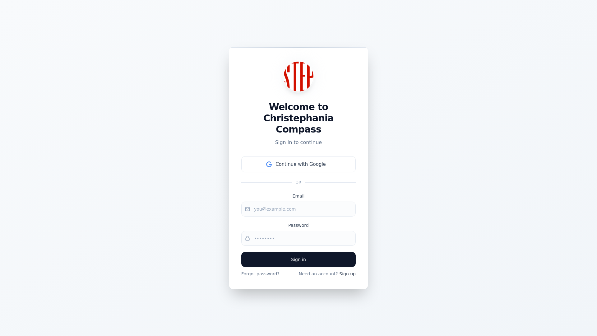 website screenshot of https://christephanialounge.com/