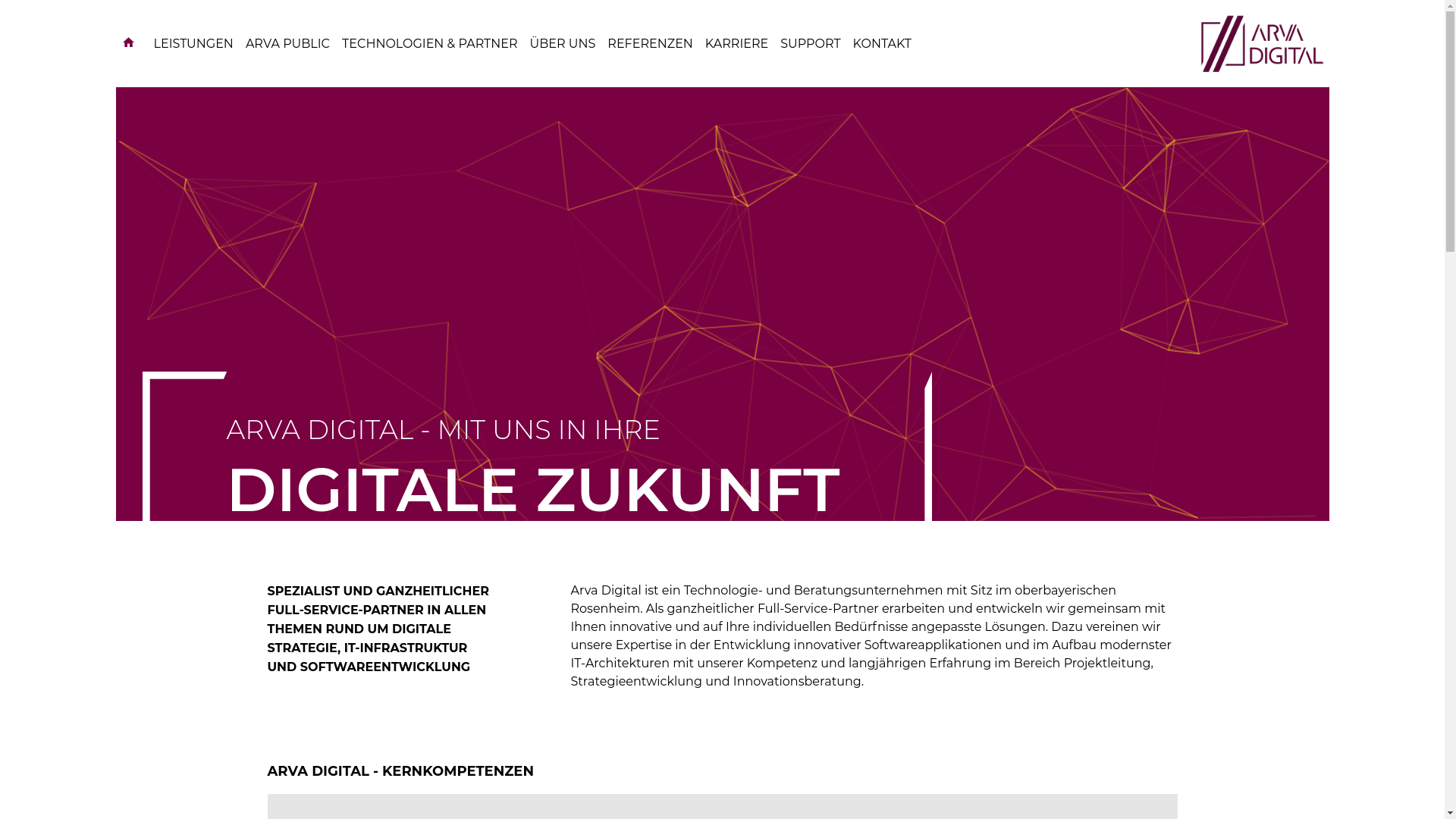 website screenshot of https://arva.blog/