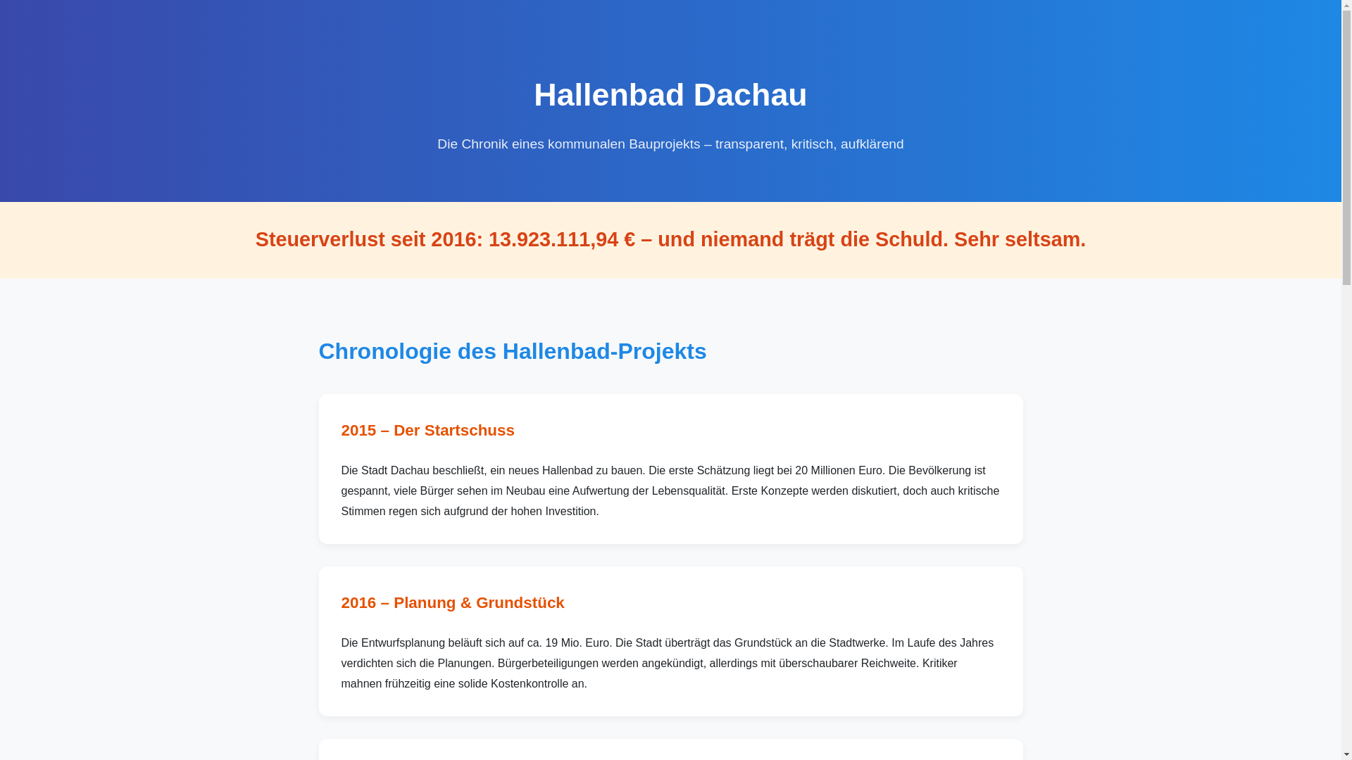 website screenshot of https://hallenbad-dachau.de/