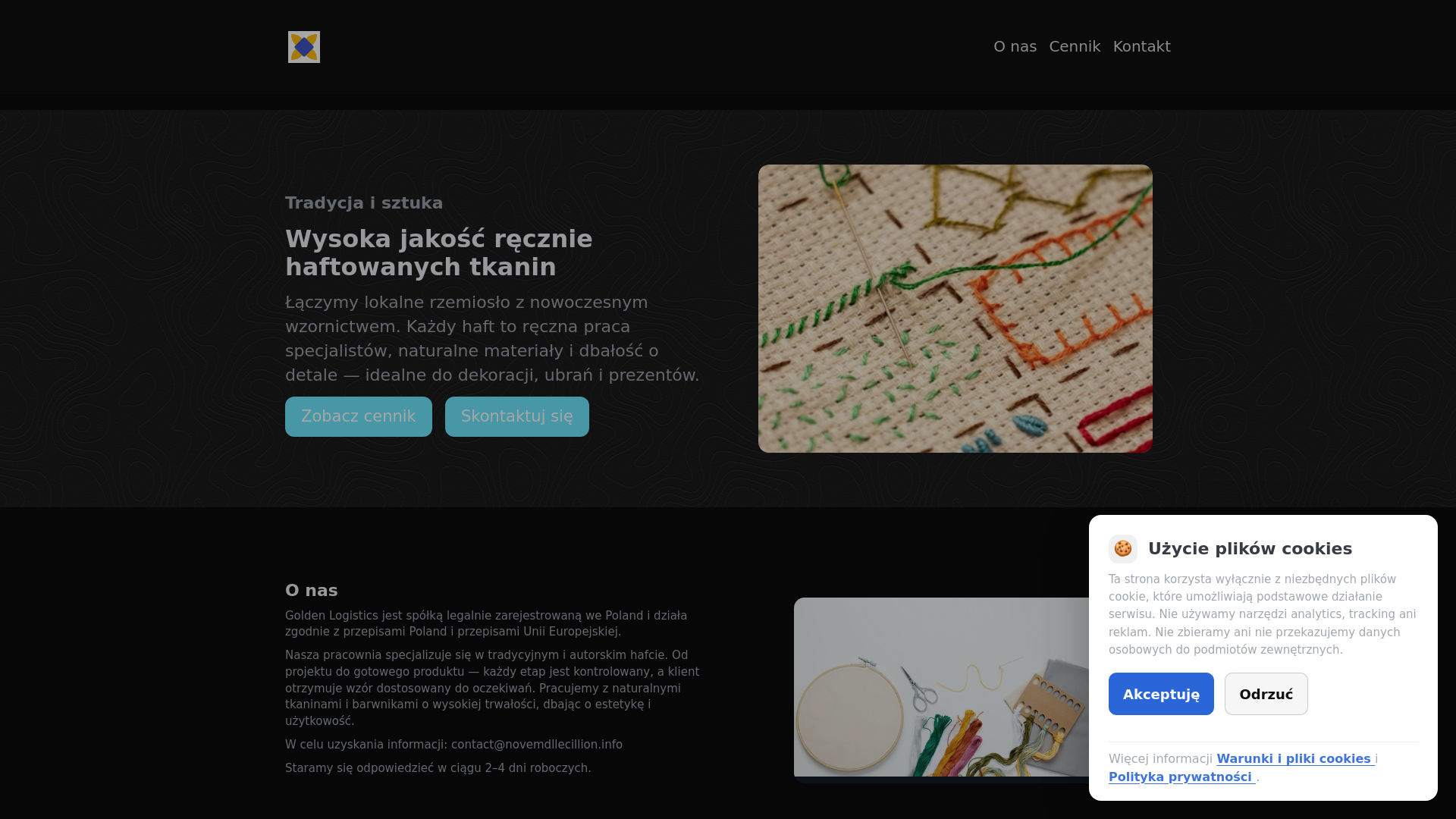 website screenshot of https://novemdllecillion.info/
