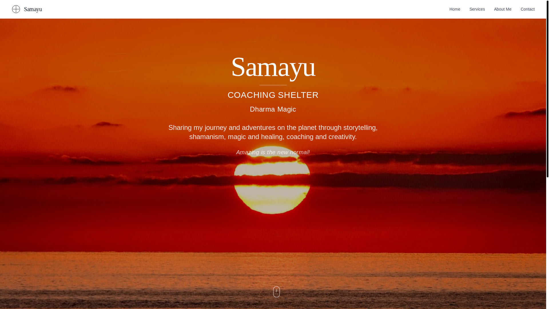website screenshot of https://samayu-homepage.pages.dev/
