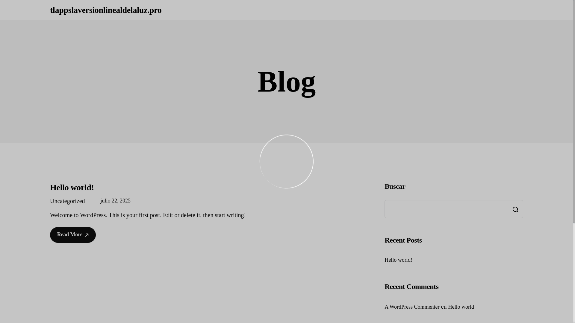 website screenshot of https://tlappslaversionlinealdelaluz.pro/