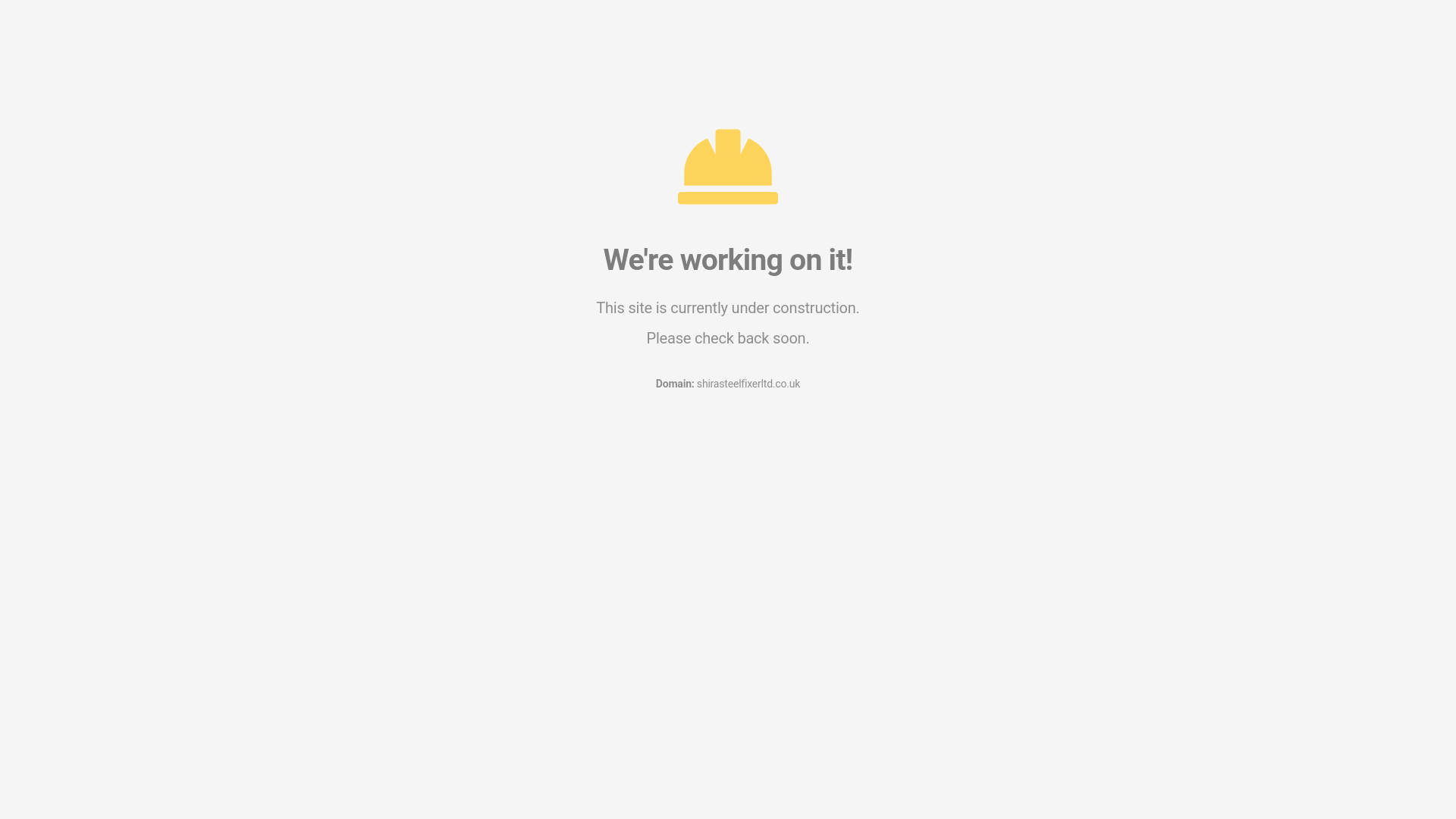 website screenshot of https://shirasteelfixerltd.co.uk/