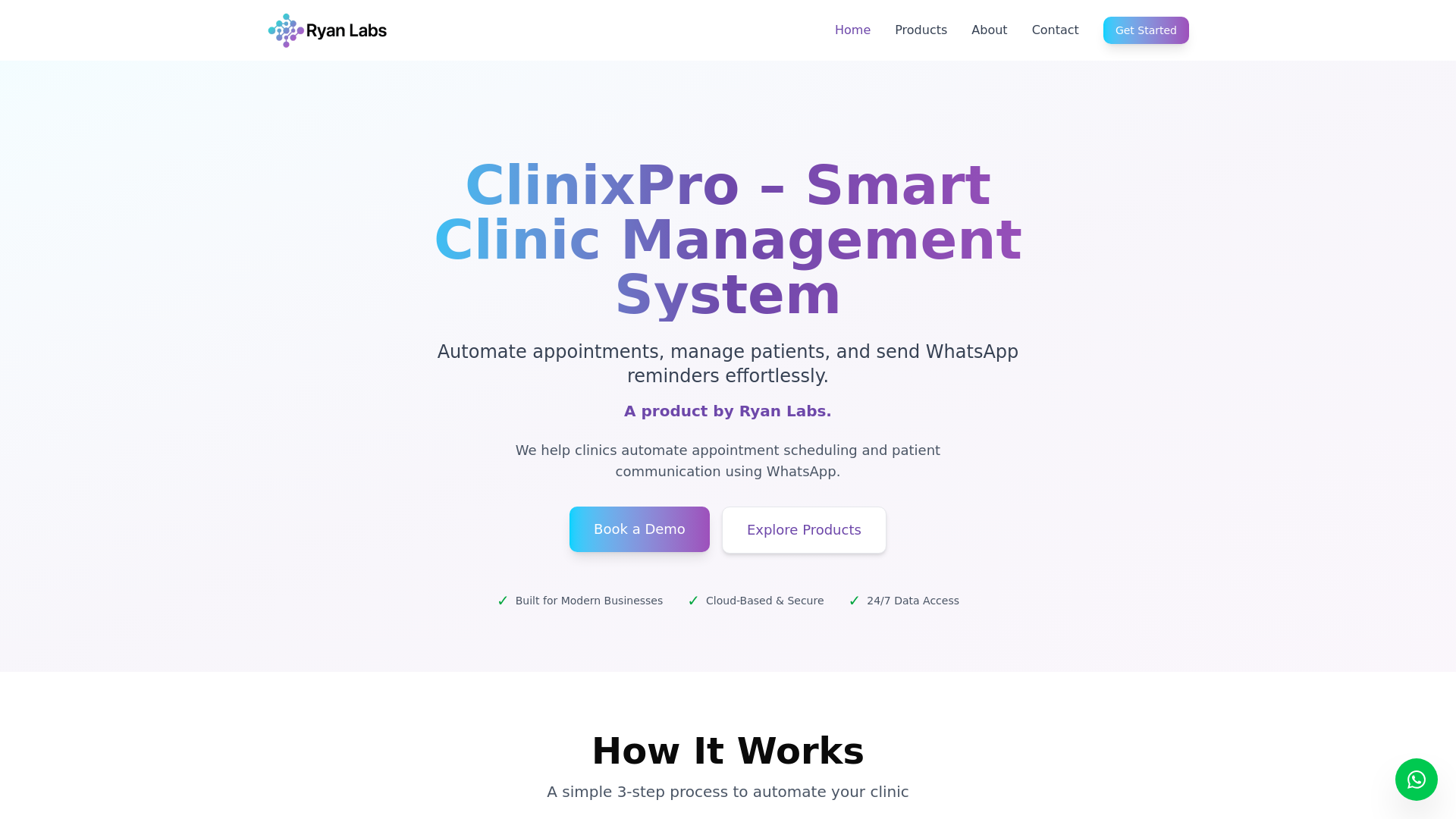 website screenshot of https://ryanlabs.in/