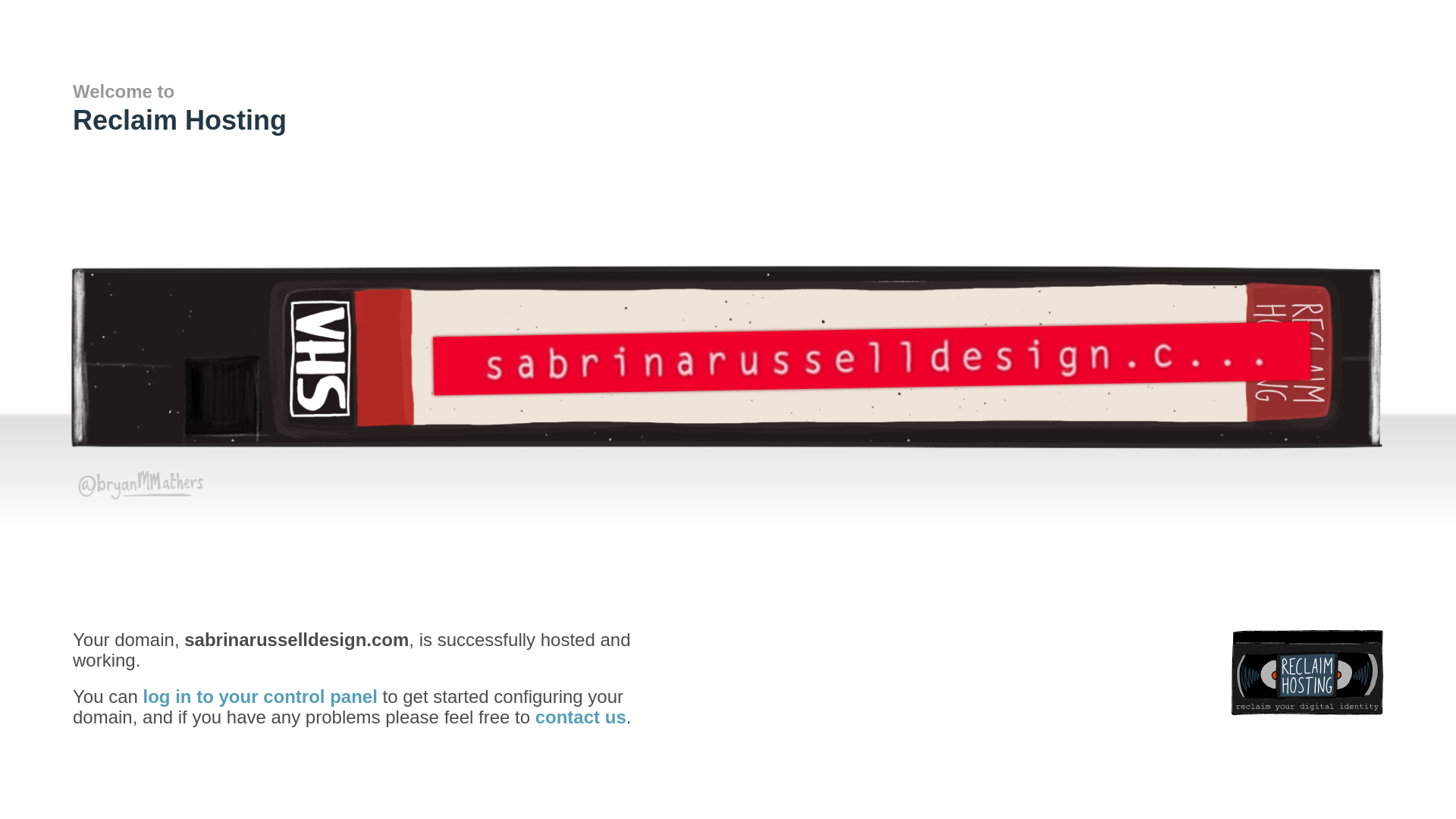 website screenshot of https://sabrinarusselldesign.com/