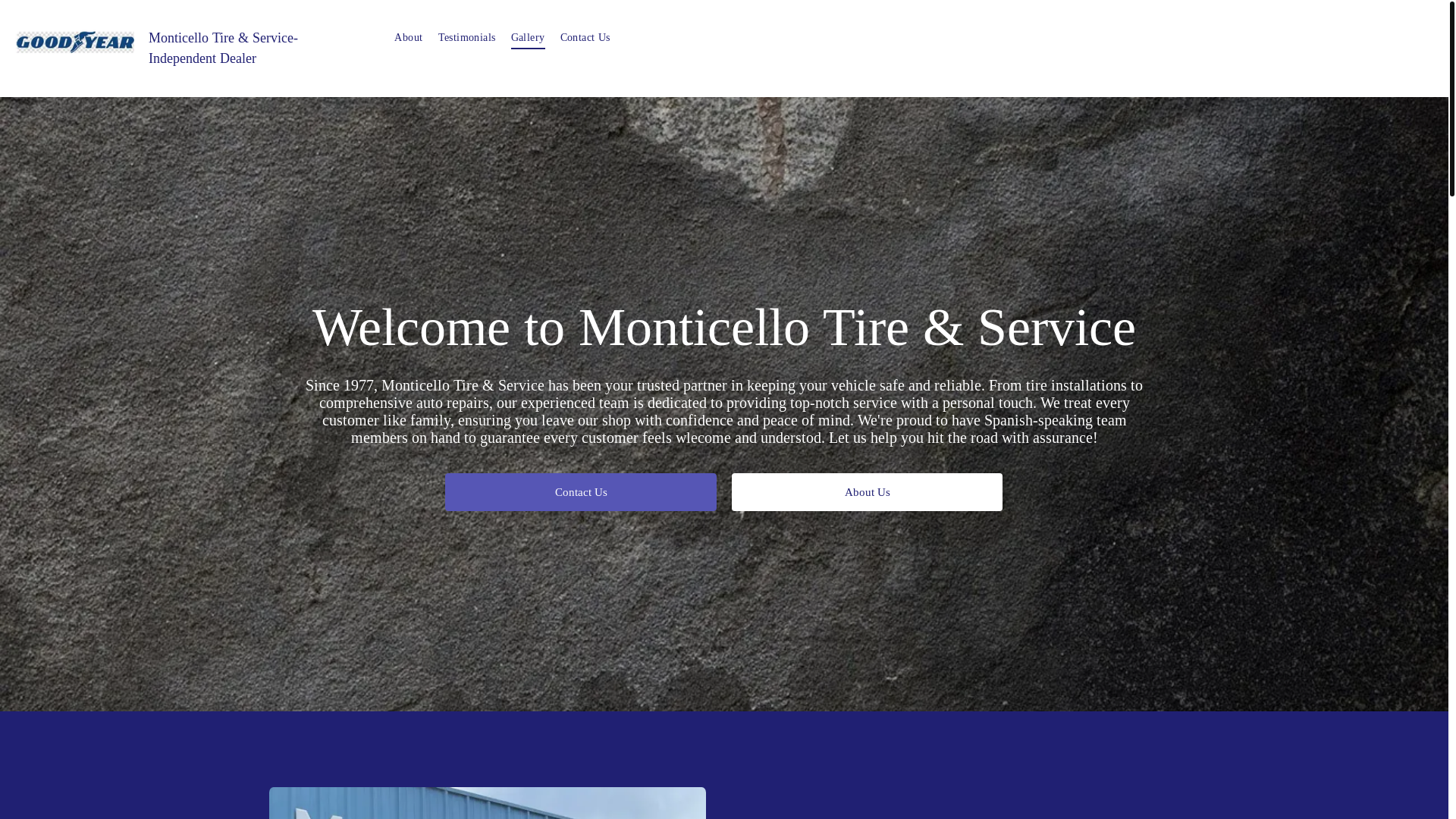 website screenshot of https://monticellotirear.com/