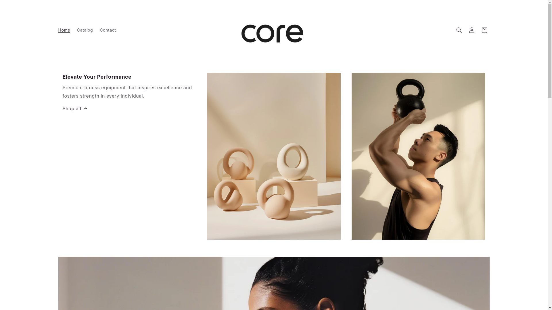 website screenshot of https://core7reformer.com/