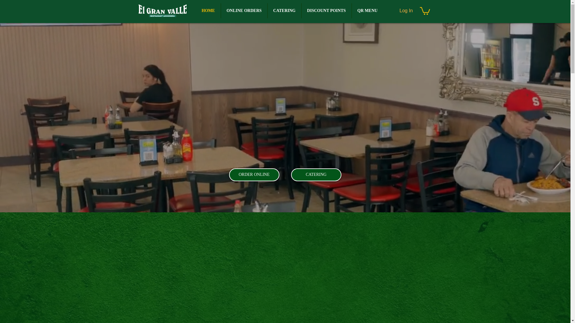 website screenshot of https://elgranvallerestaurant.com/