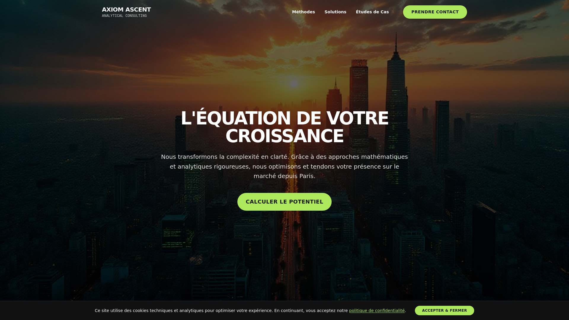 website screenshot of https://bobancecore.digital