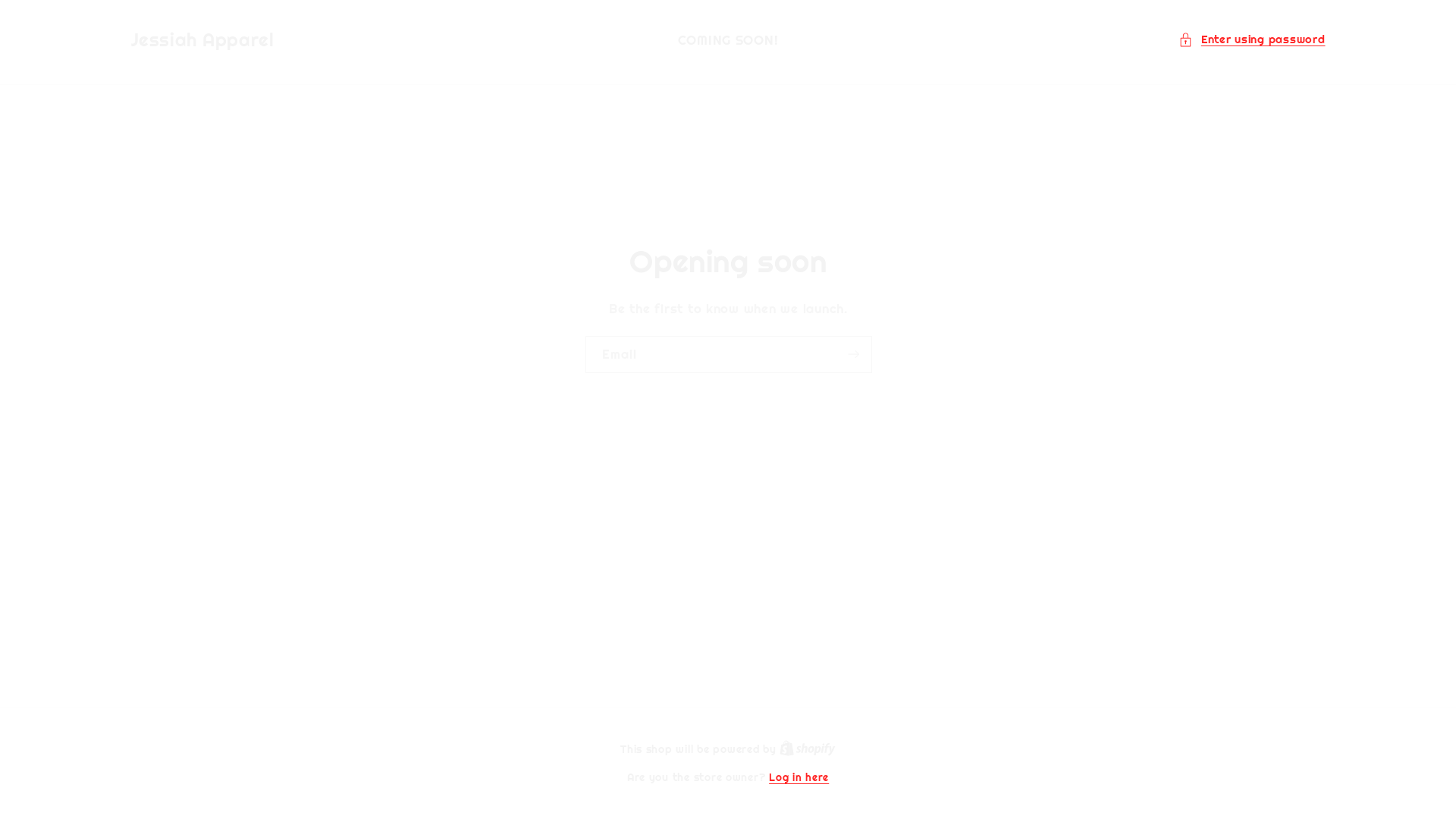 website screenshot of https://jessiahapparel.com/