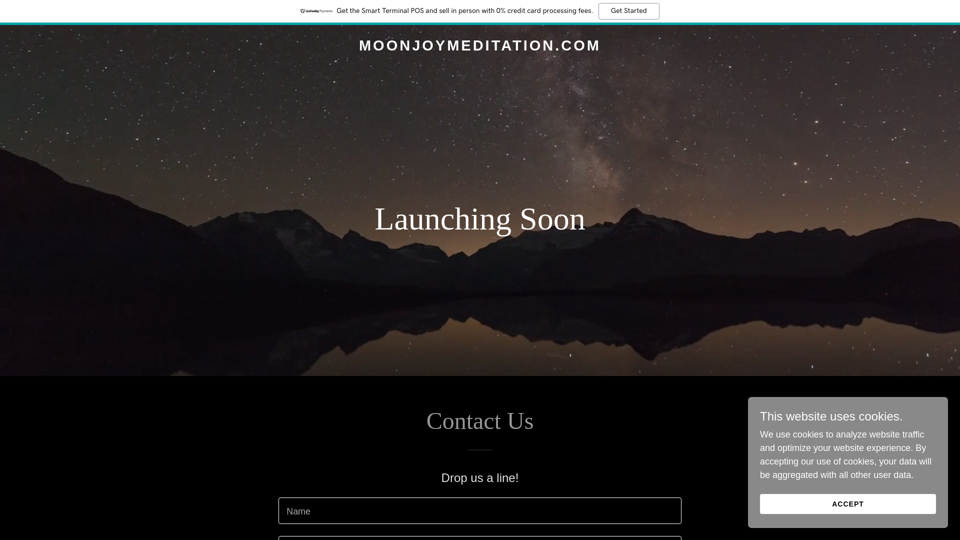 website screenshot of https://moonjoymeditation.com/