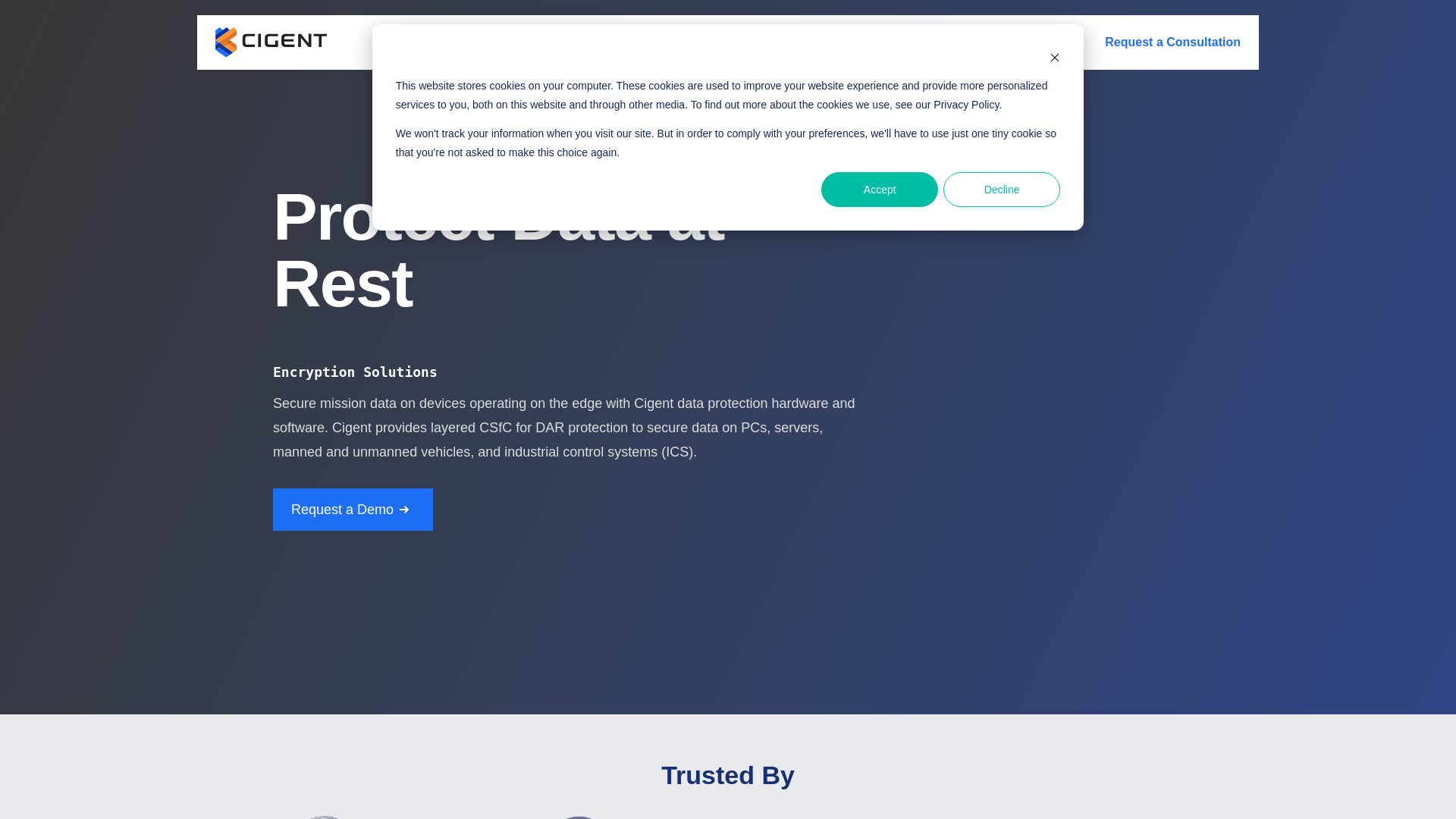 website screenshot of https://wecigent.com