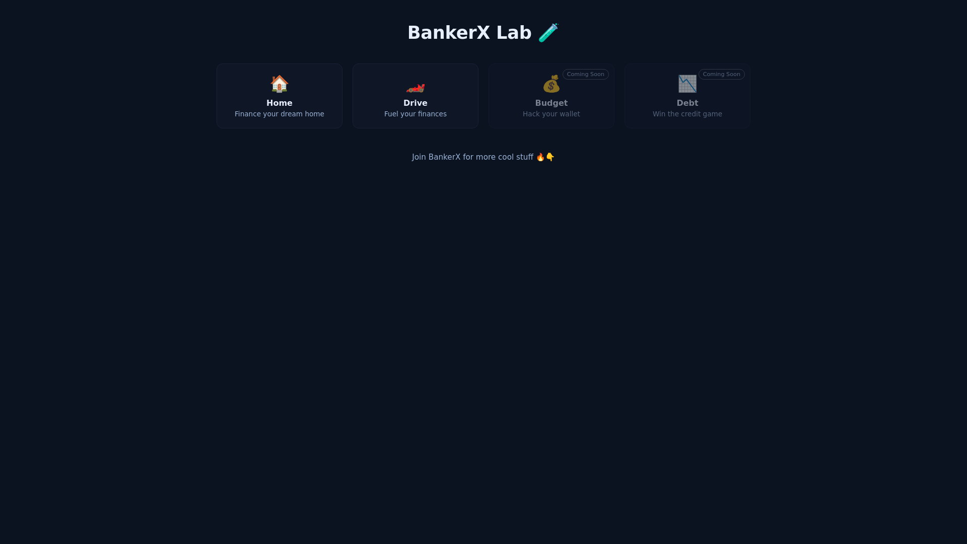 website screenshot of https://bankerx10.pages.dev/