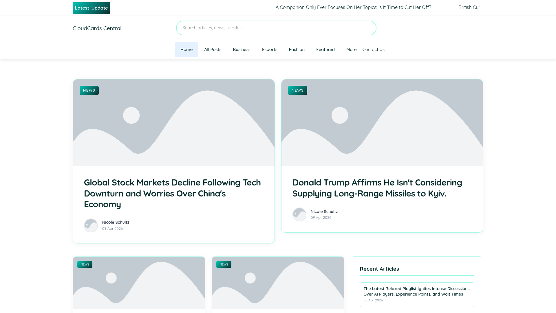 website screenshot of https://cloudcardscentral.nl/