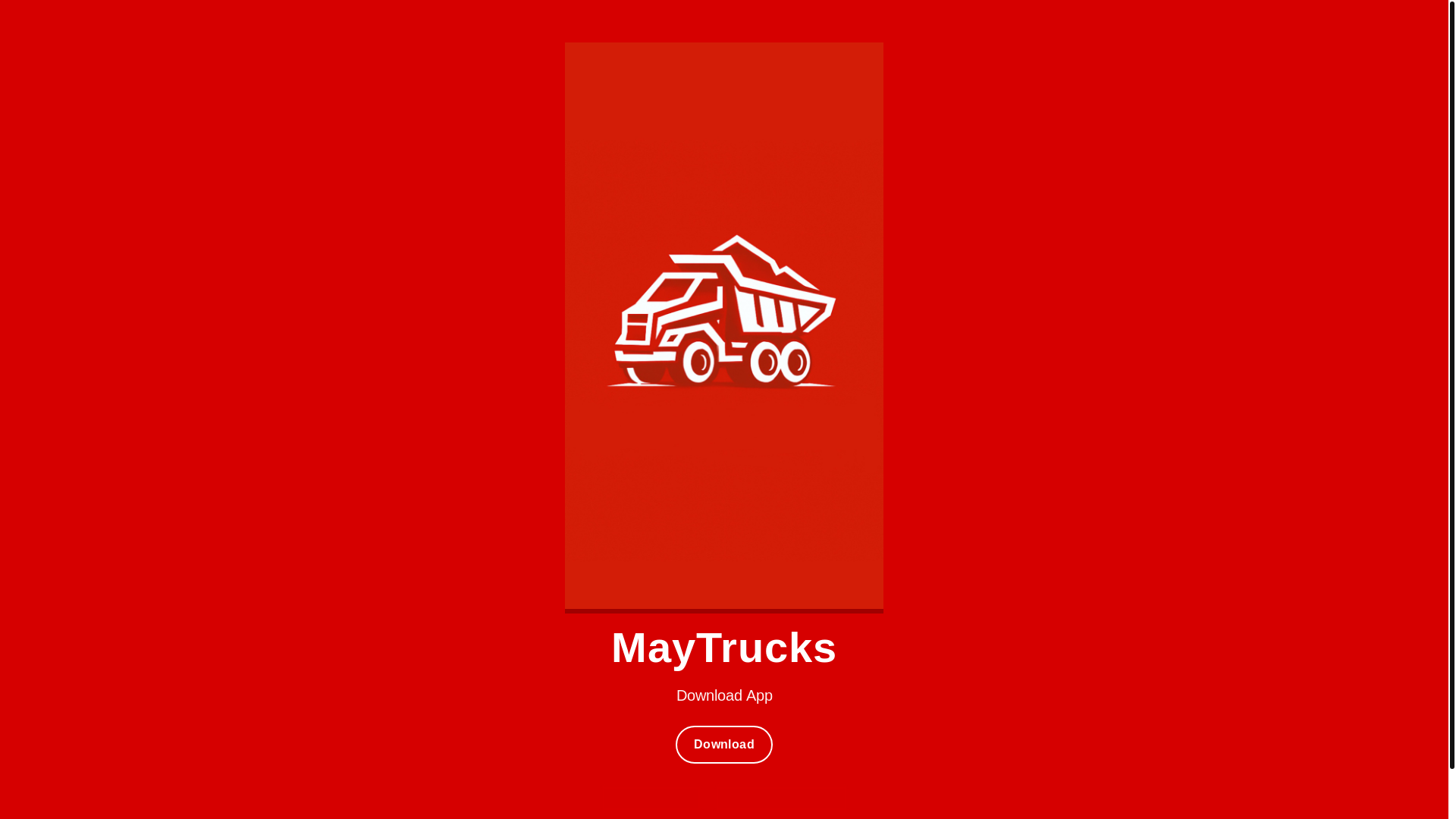website screenshot of https://maytrucksusa.com/