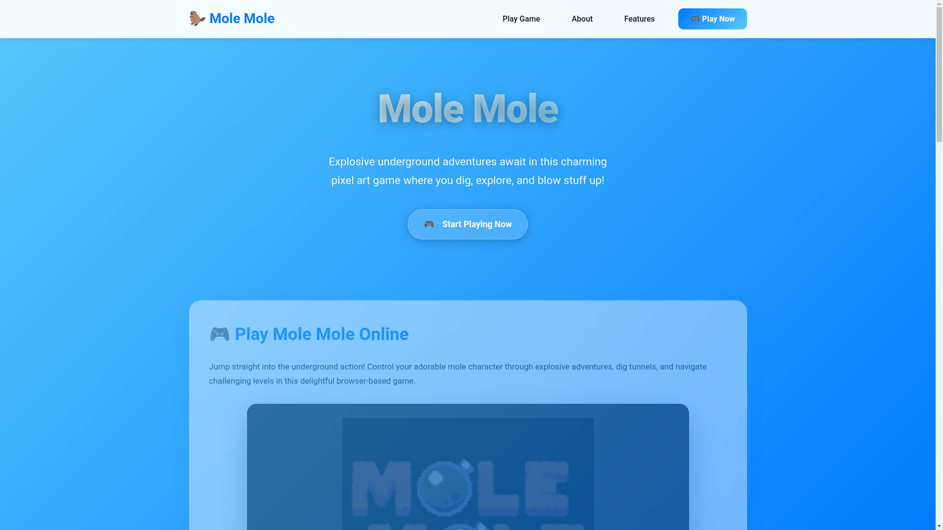 website screenshot of https://molemole.lat/