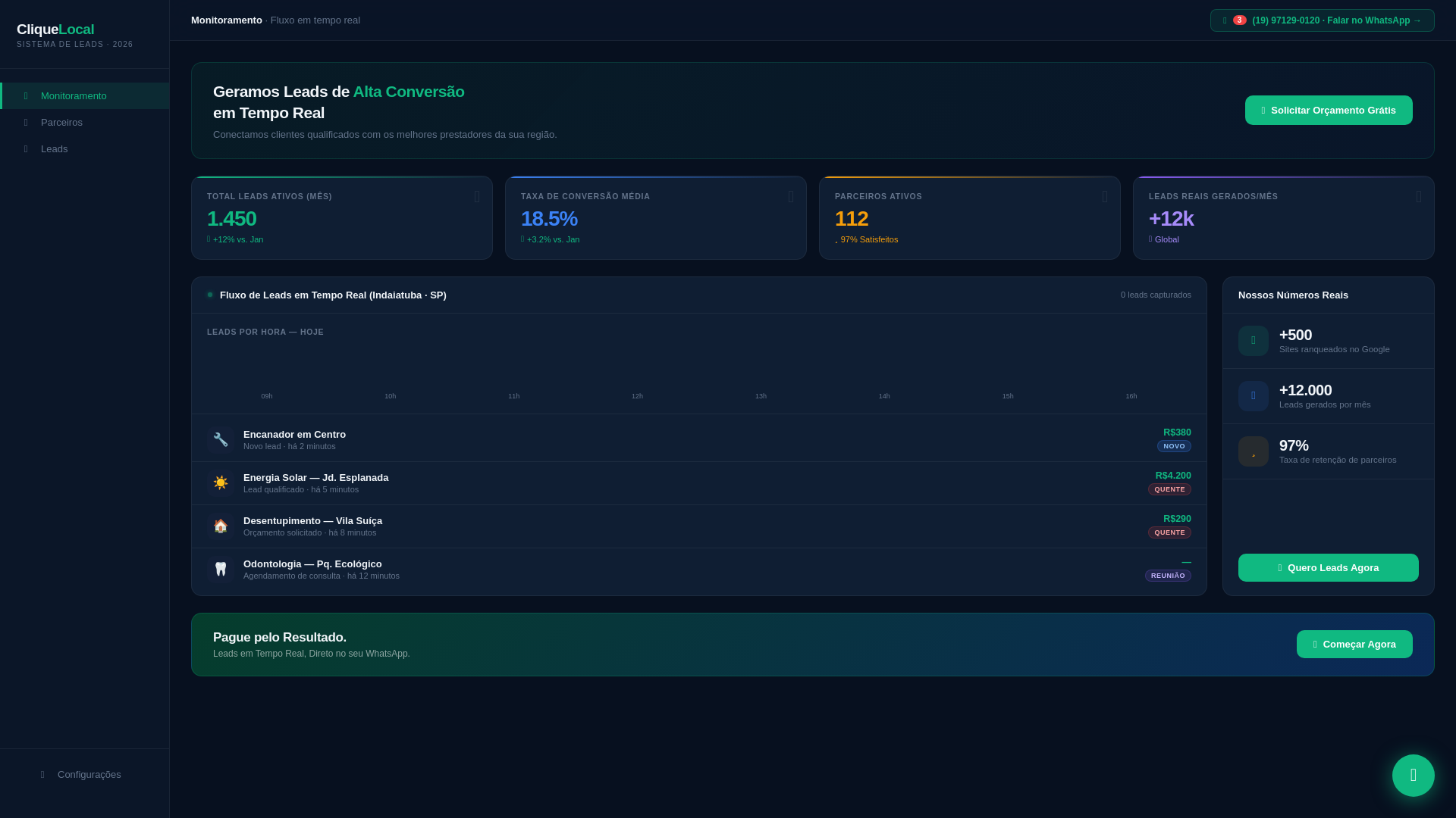 website screenshot of https://central-leads-3fu.pages.dev/