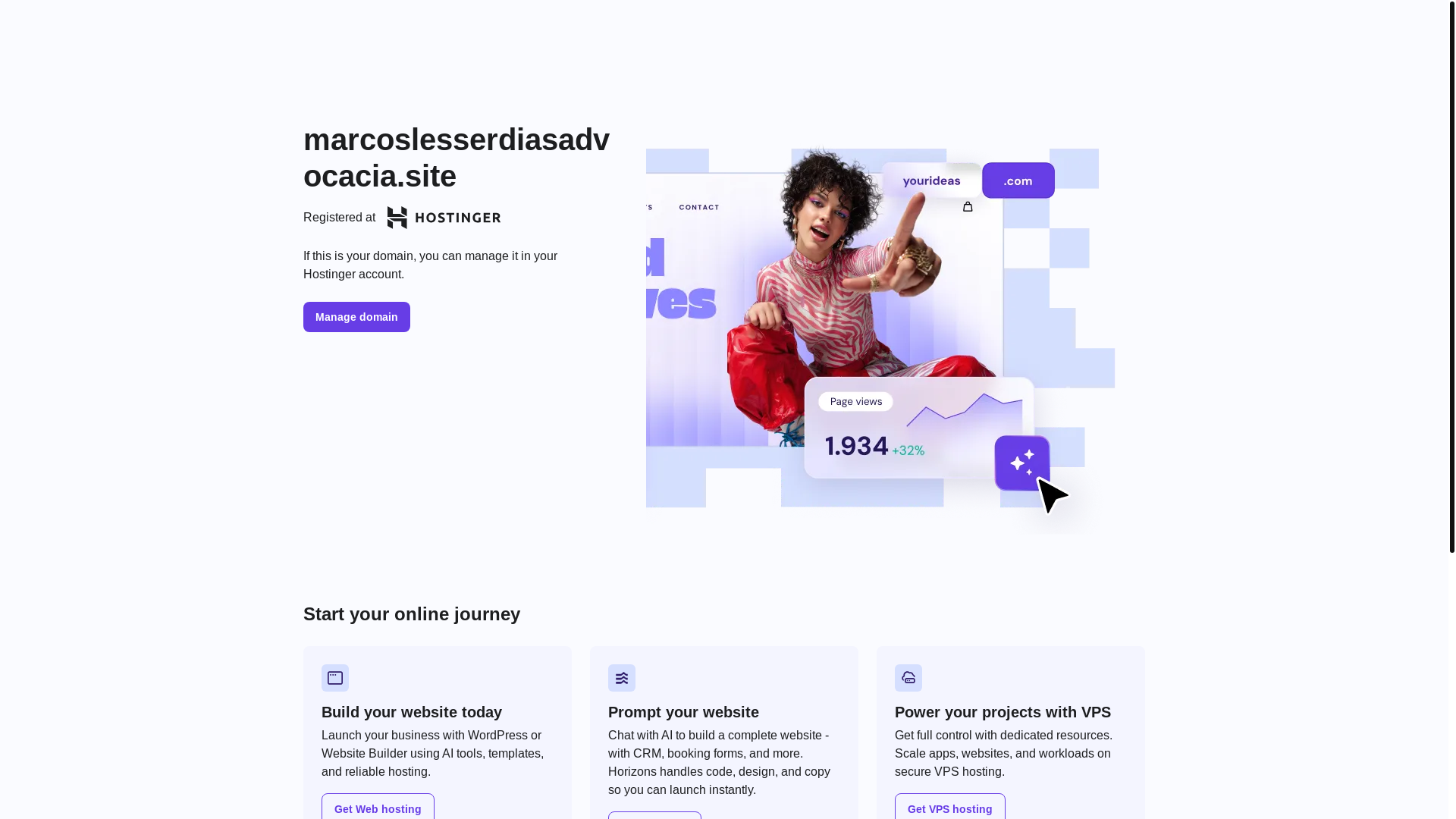 website screenshot of https://marcoslesserdiasadvocacia.site/