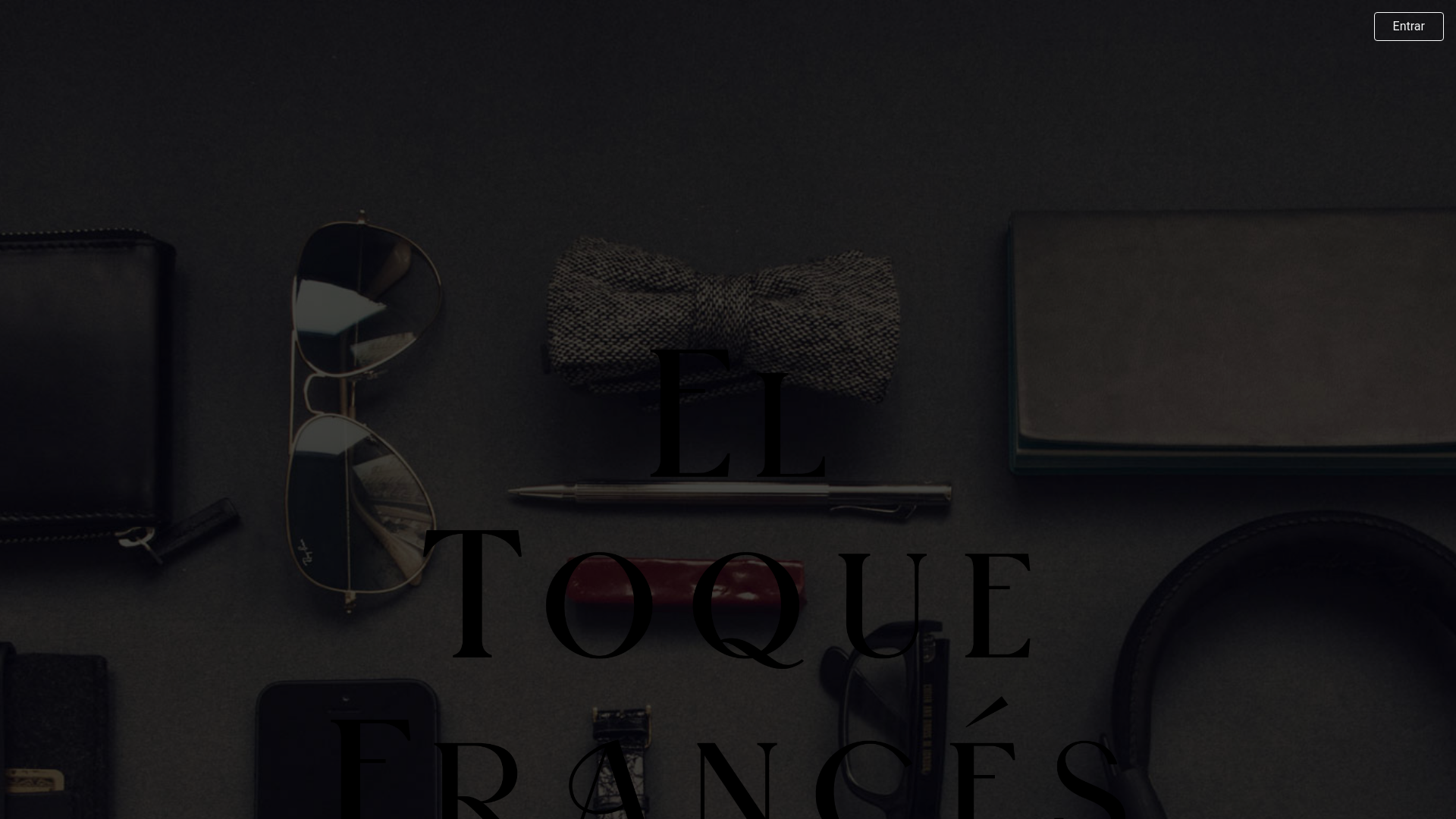 website screenshot of https://eltoquefrances.cl/