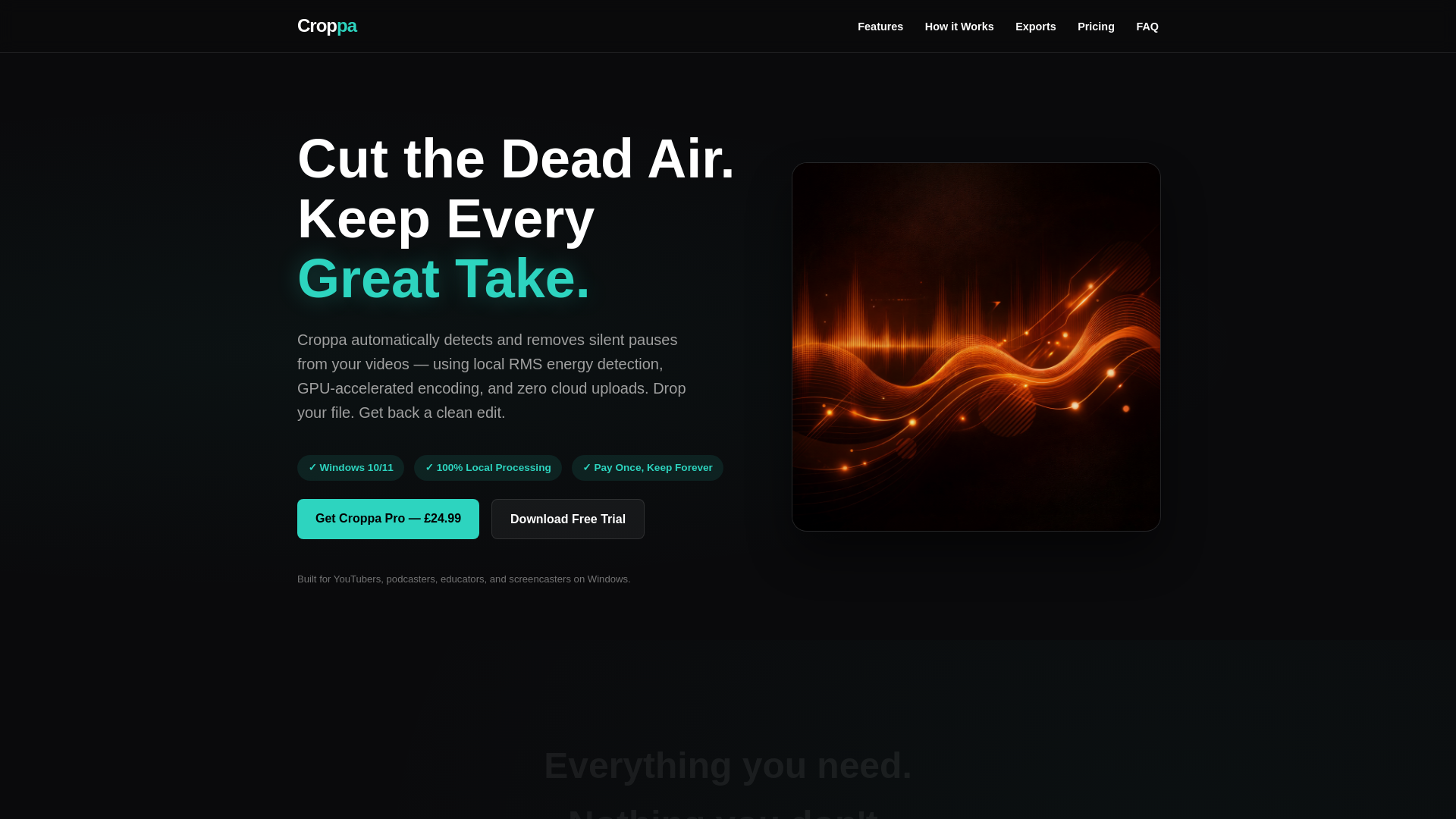 website screenshot of https://croppa-landing-page.pages.dev/