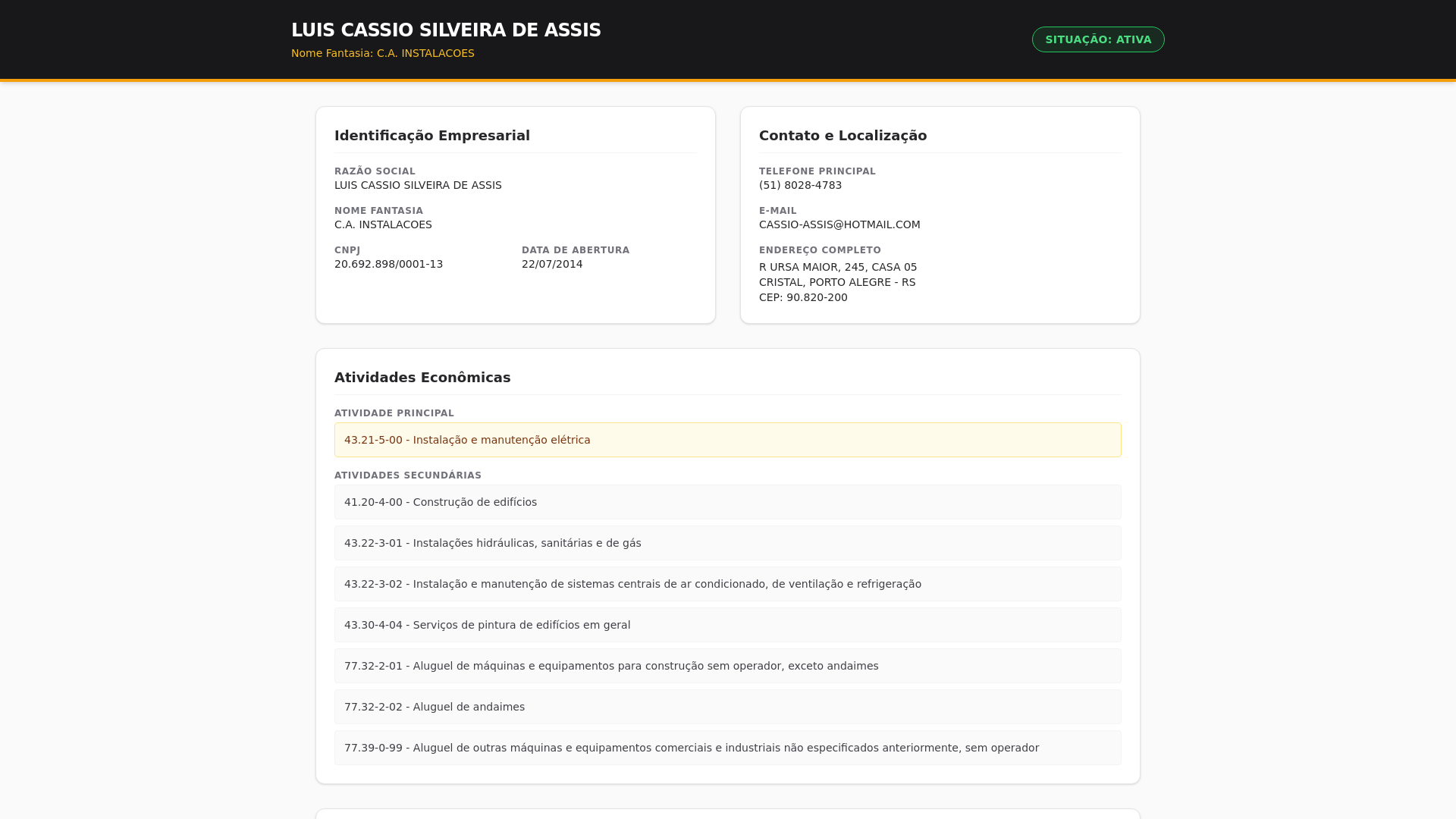 website screenshot of https://seiatas.com/