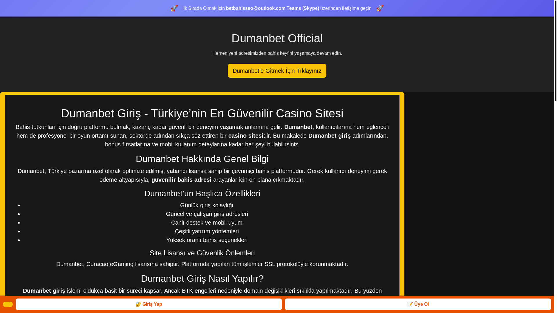 website screenshot of https://gir-dumanbet-yeni-adres-xyz.pages.dev/