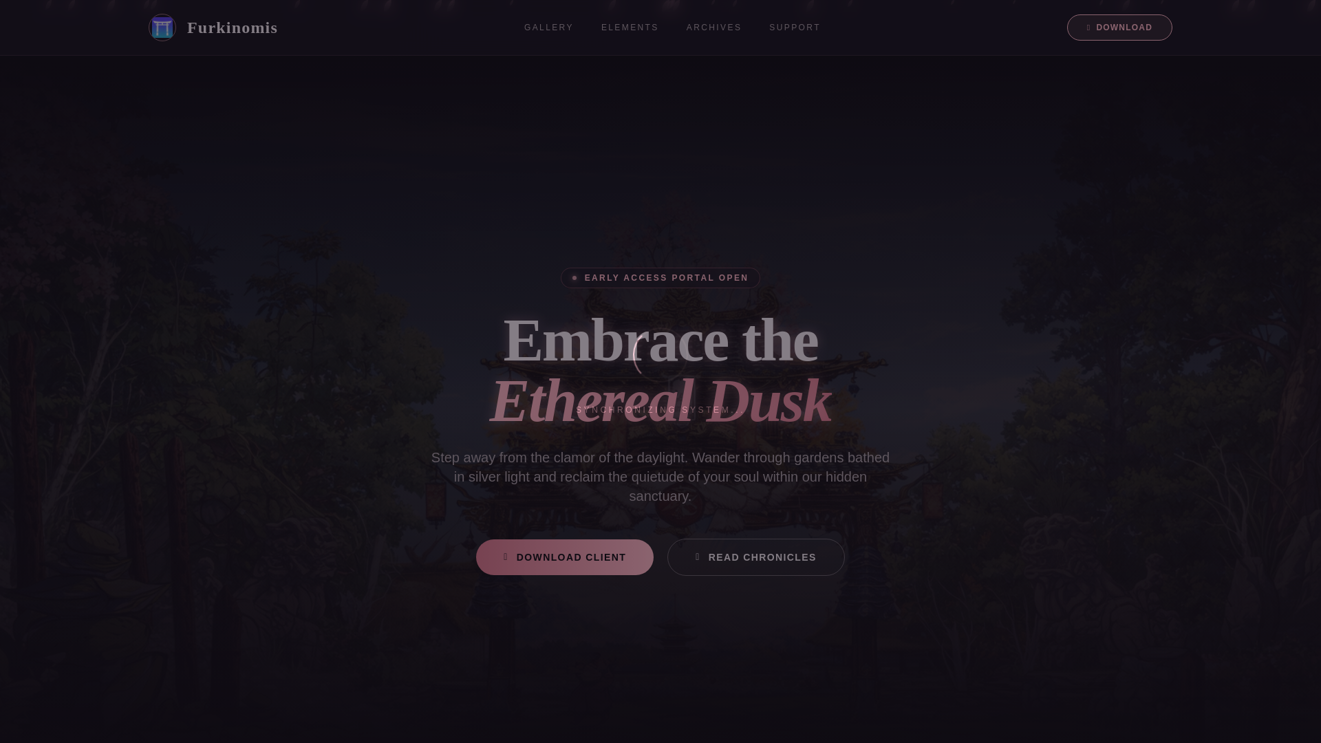 website screenshot of https://furkinomis.com/
