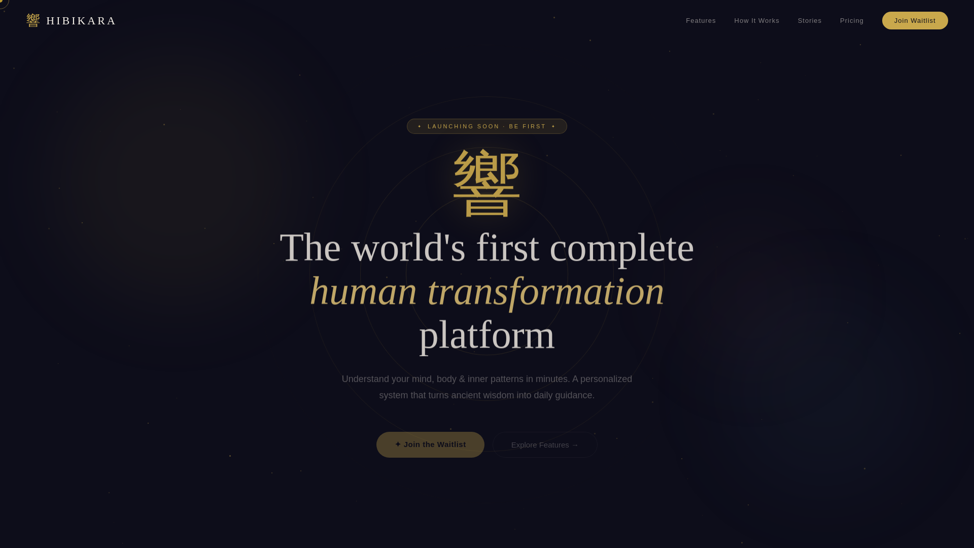 website screenshot of https://hibikara.com/