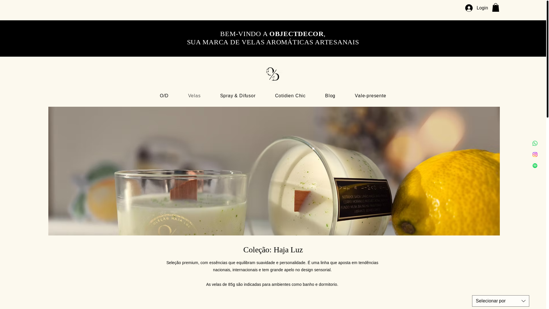 website screenshot of https://objectdecor.com.br/