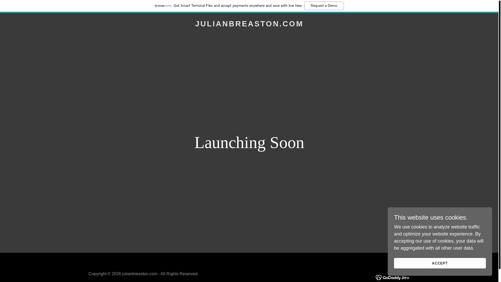 website screenshot of https://julianbreaston.com/