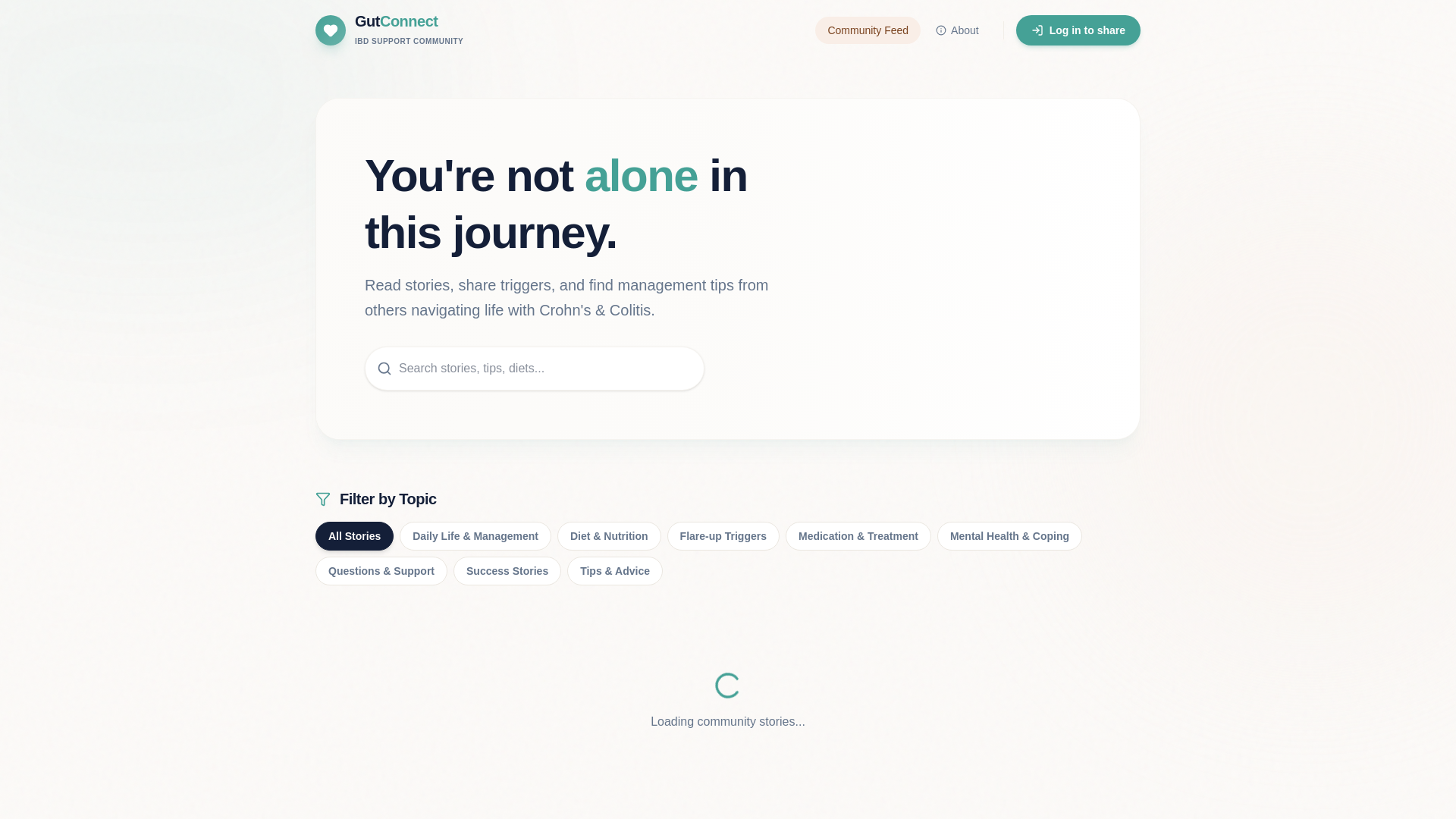 website screenshot of https://gutconnect.co.uk