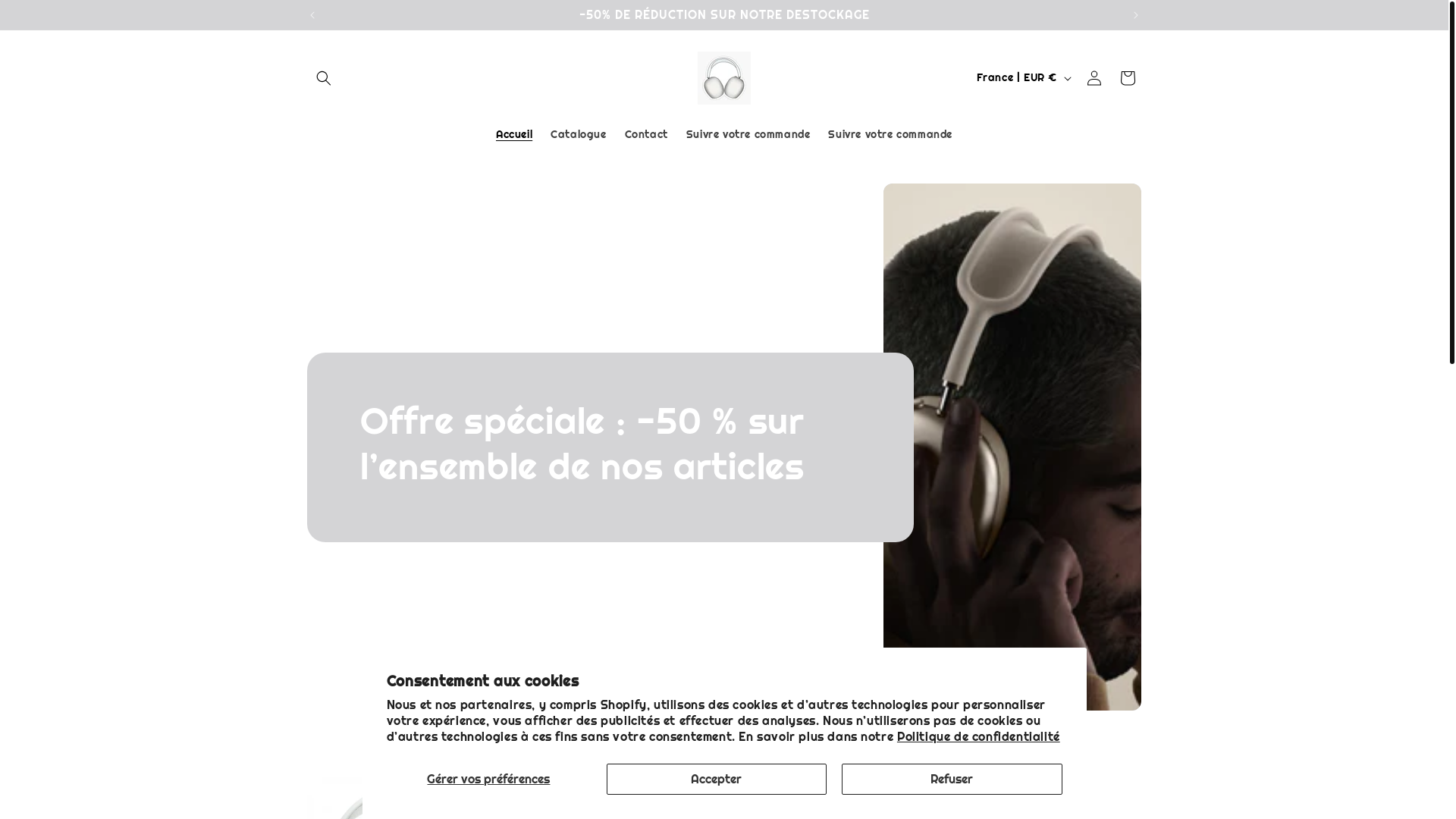 website screenshot of https://shadowpods.store/