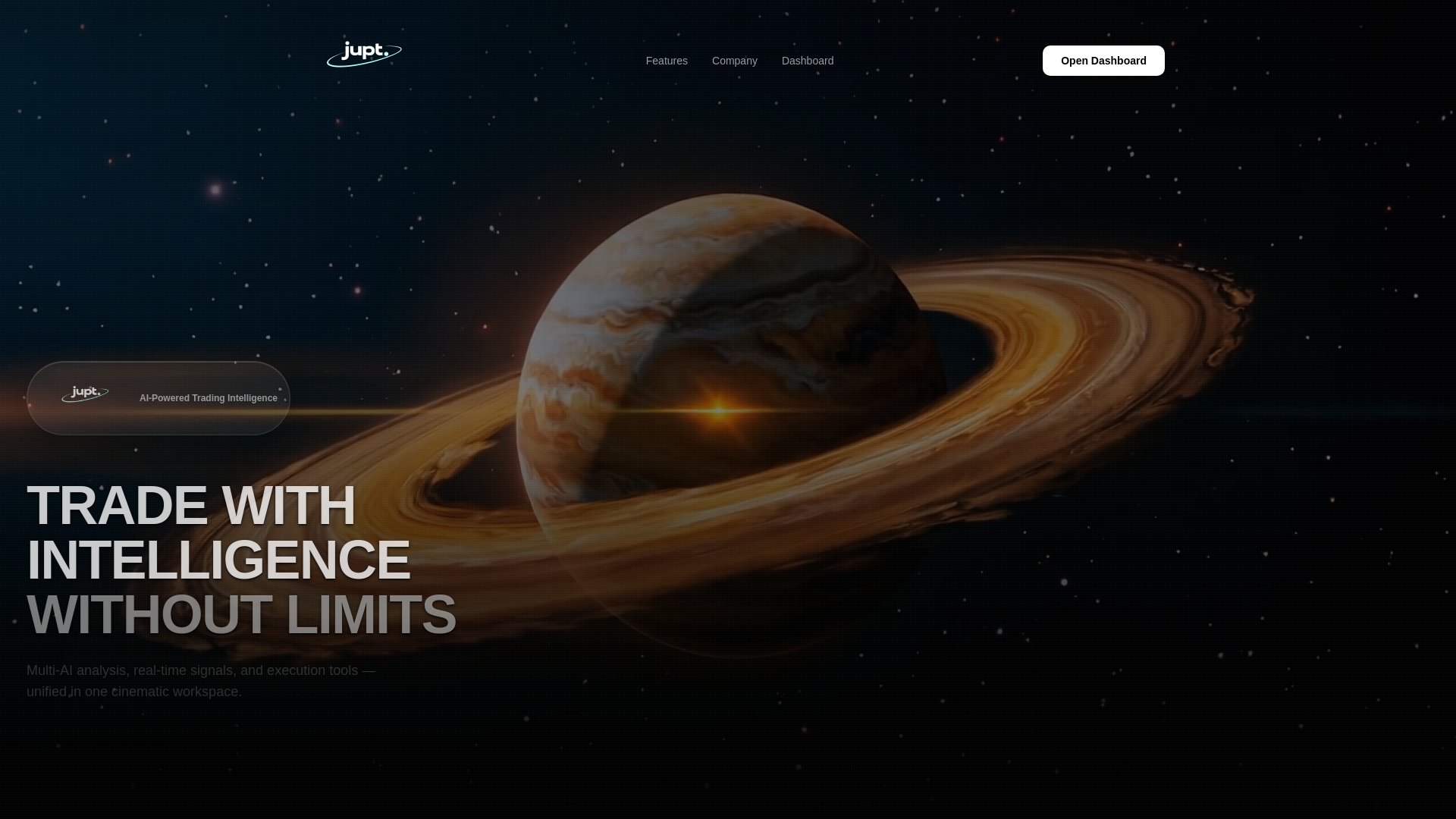 website screenshot of https://jupt.ai/