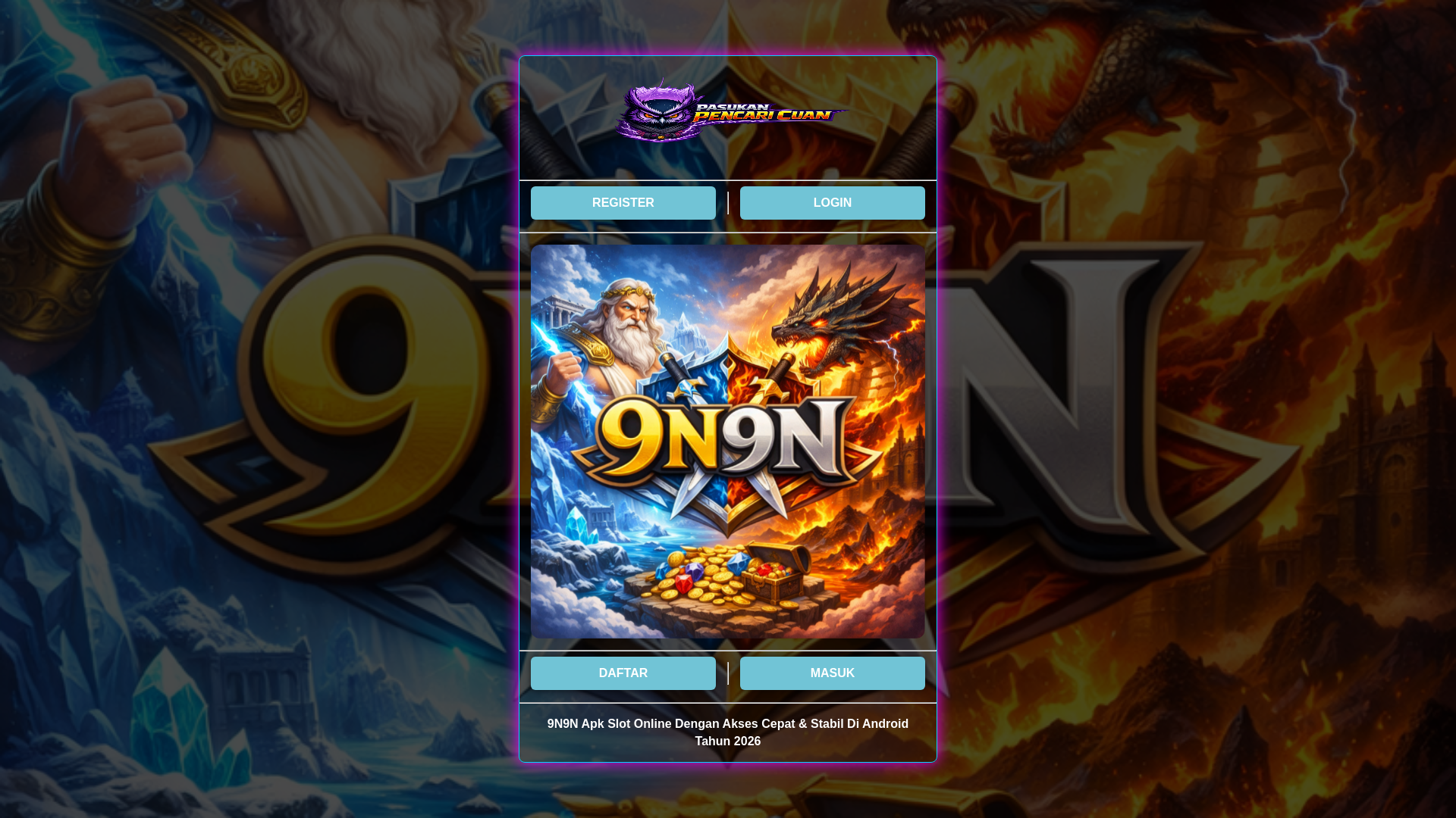 website screenshot of https://9n9n-slot-resmi.pages.dev/