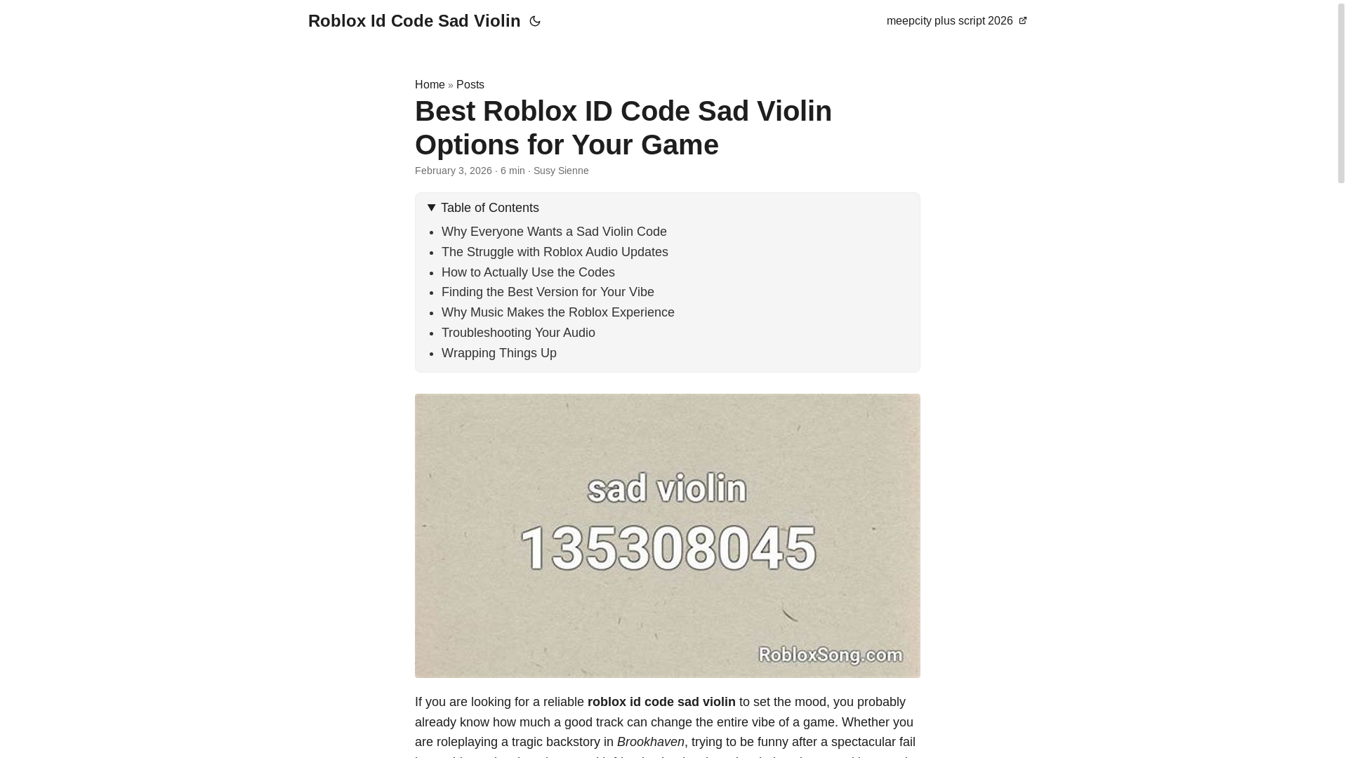 website screenshot of https://roblox-id-code-sad-violin.pages.dev/