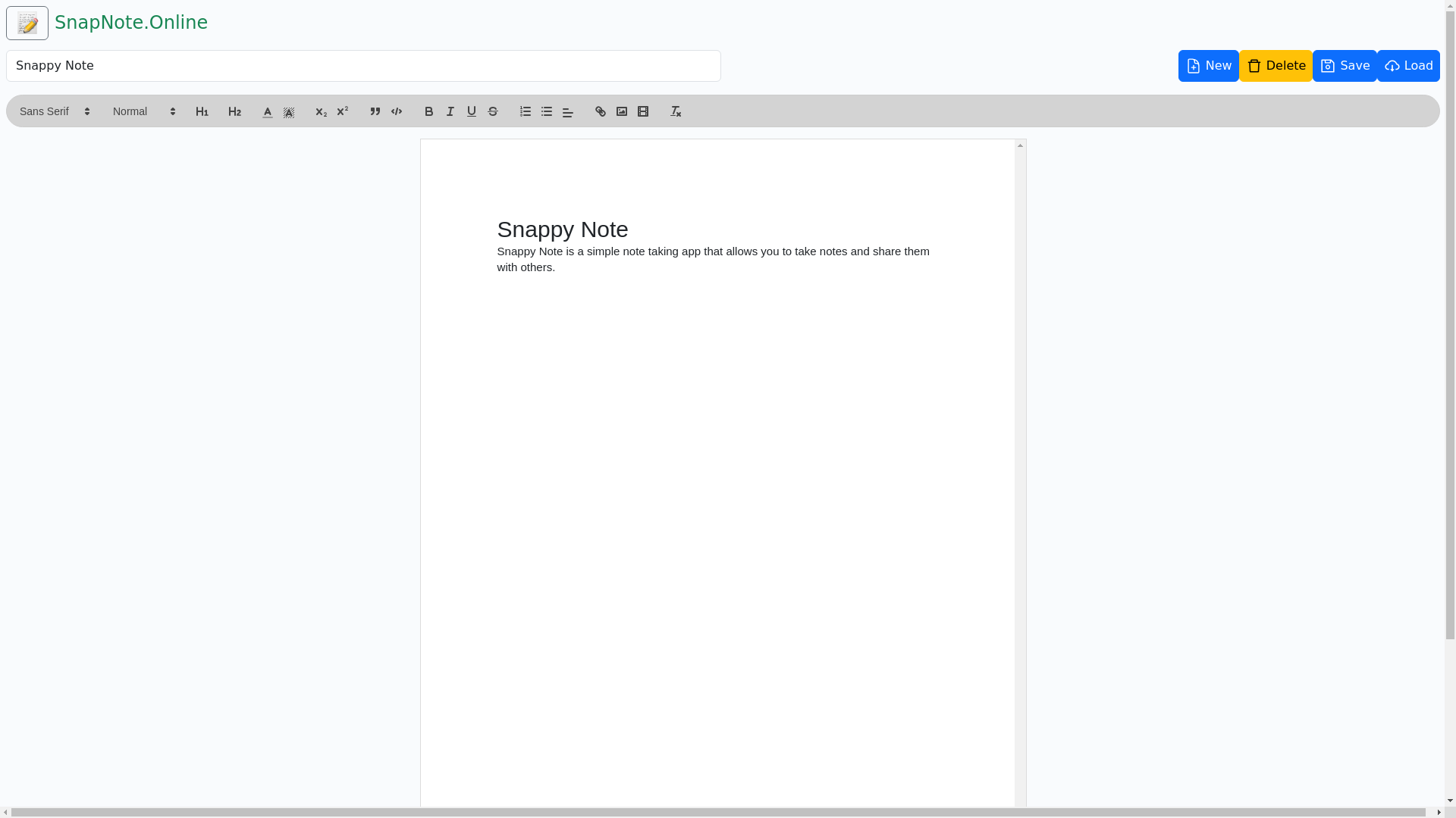 website screenshot of https://snapnote.pages.dev/