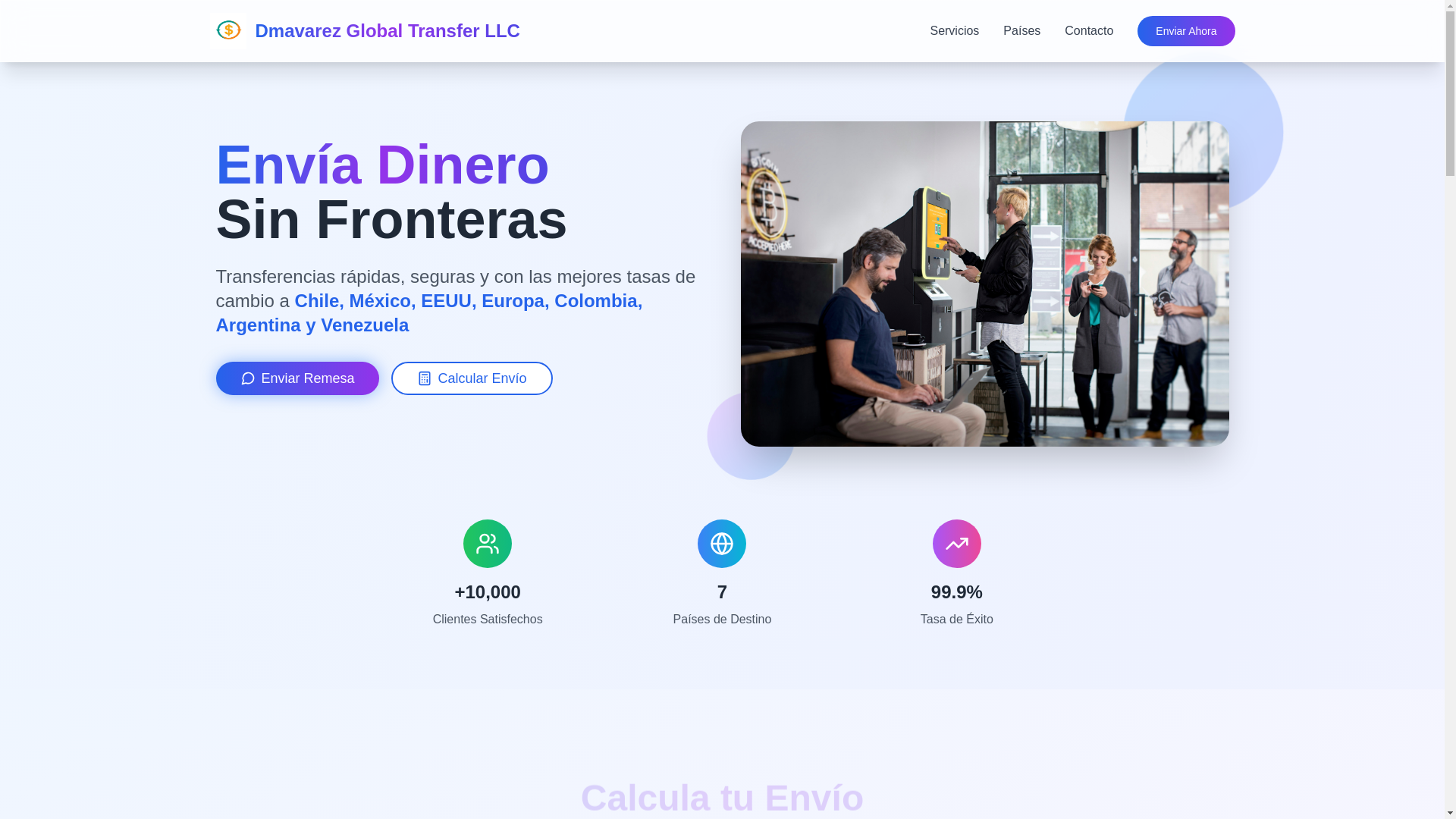 website screenshot of https://dmavarezglobal.com/