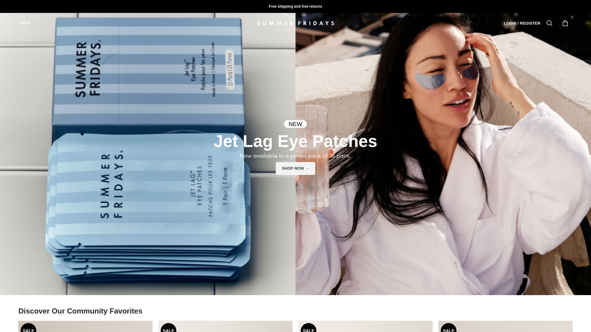 website screenshot of https://summeerrfridays.com/