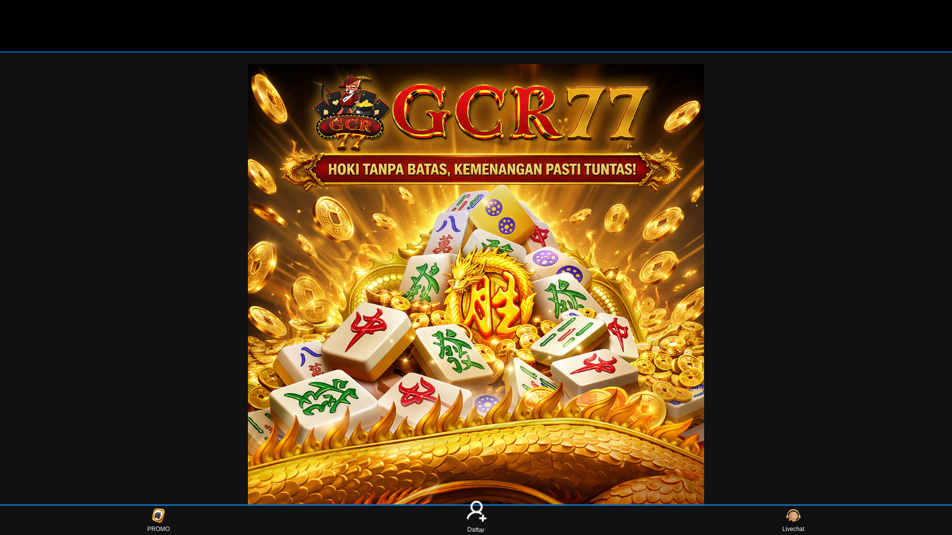 website screenshot of https://gcr77terpercaya.pages.dev/