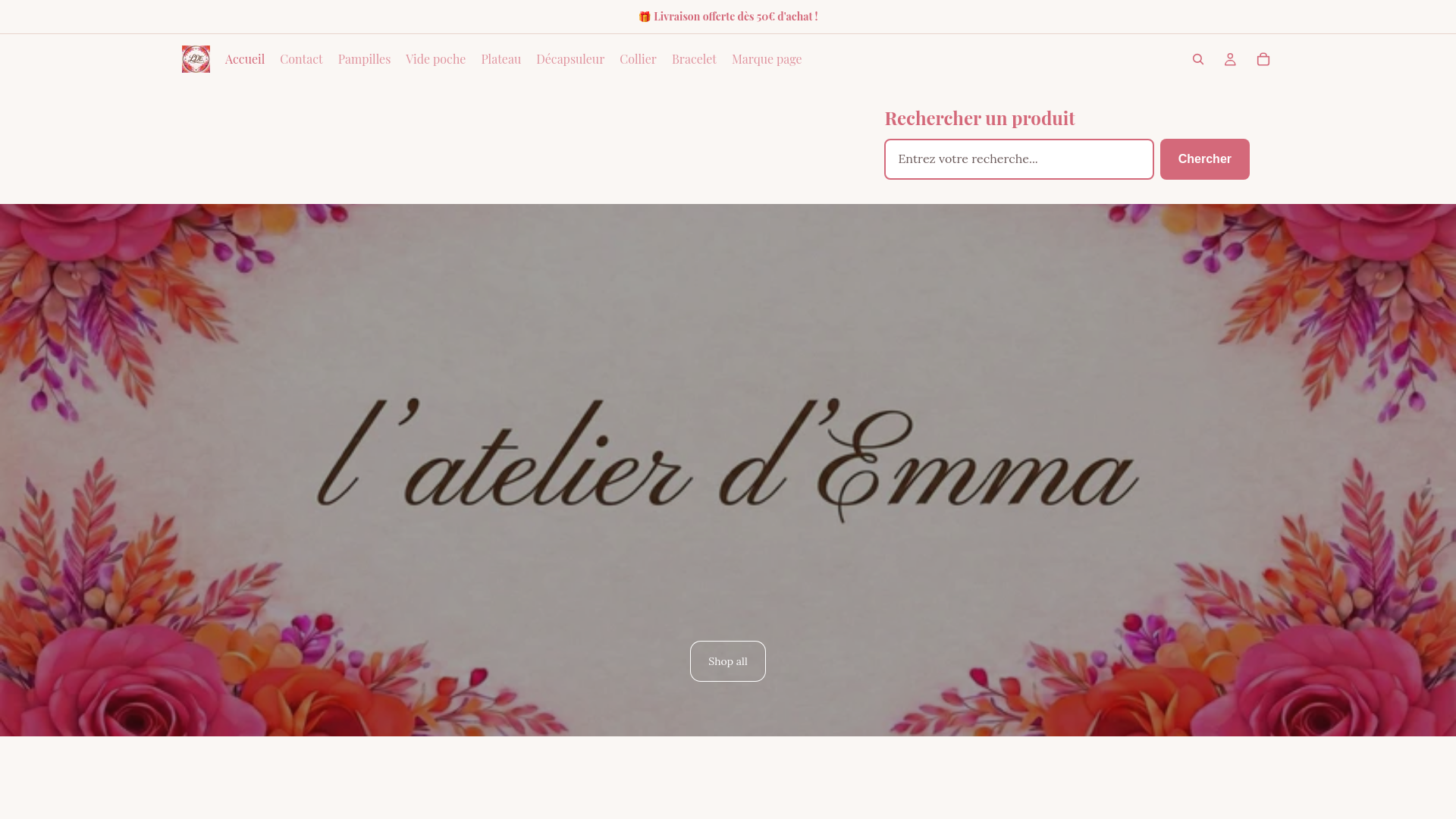 website screenshot of https://latelier-demma.com/