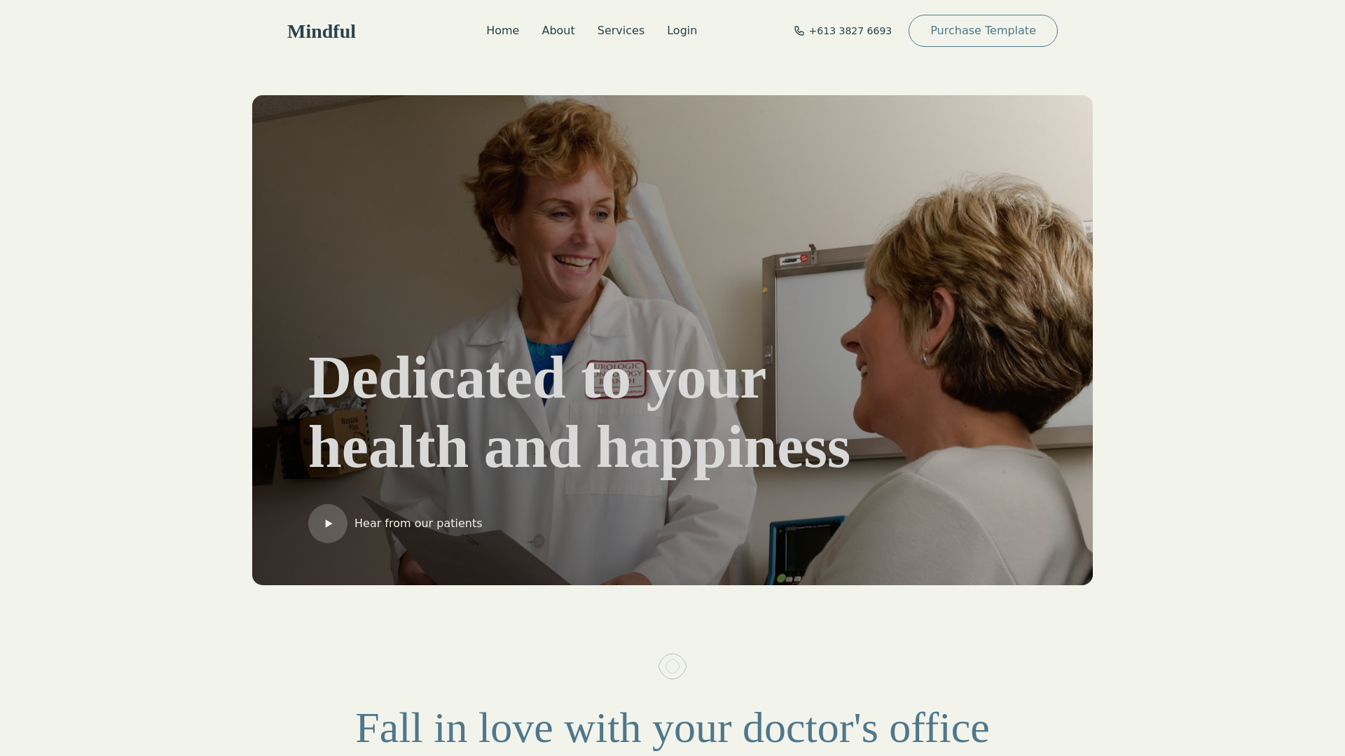 website screenshot of https://doct-site-omfcy0.pages.dev/