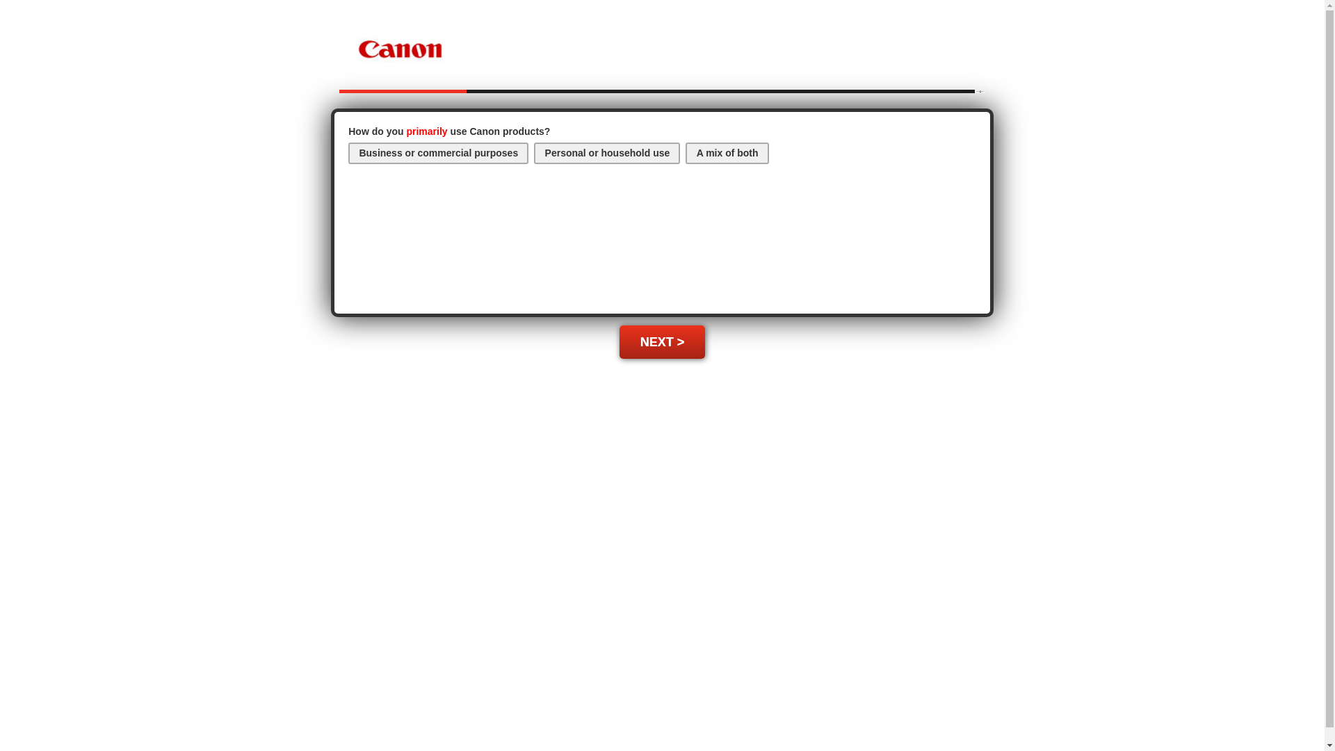 website screenshot of https://canonusa.esaas.inmoment.com/cgi-bin/qwebcorporate?idx=V4B3PD&rk=59089C9
